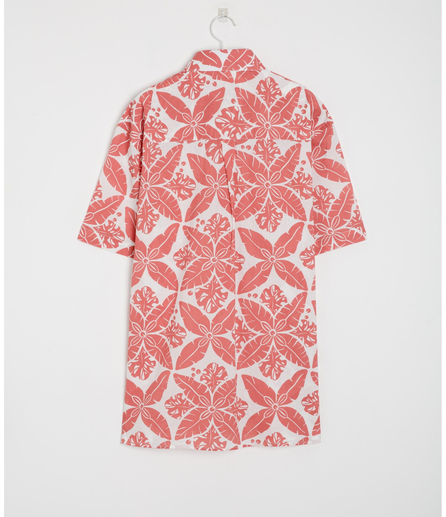 Camisa Estampada Banana Leaf Vermelho
