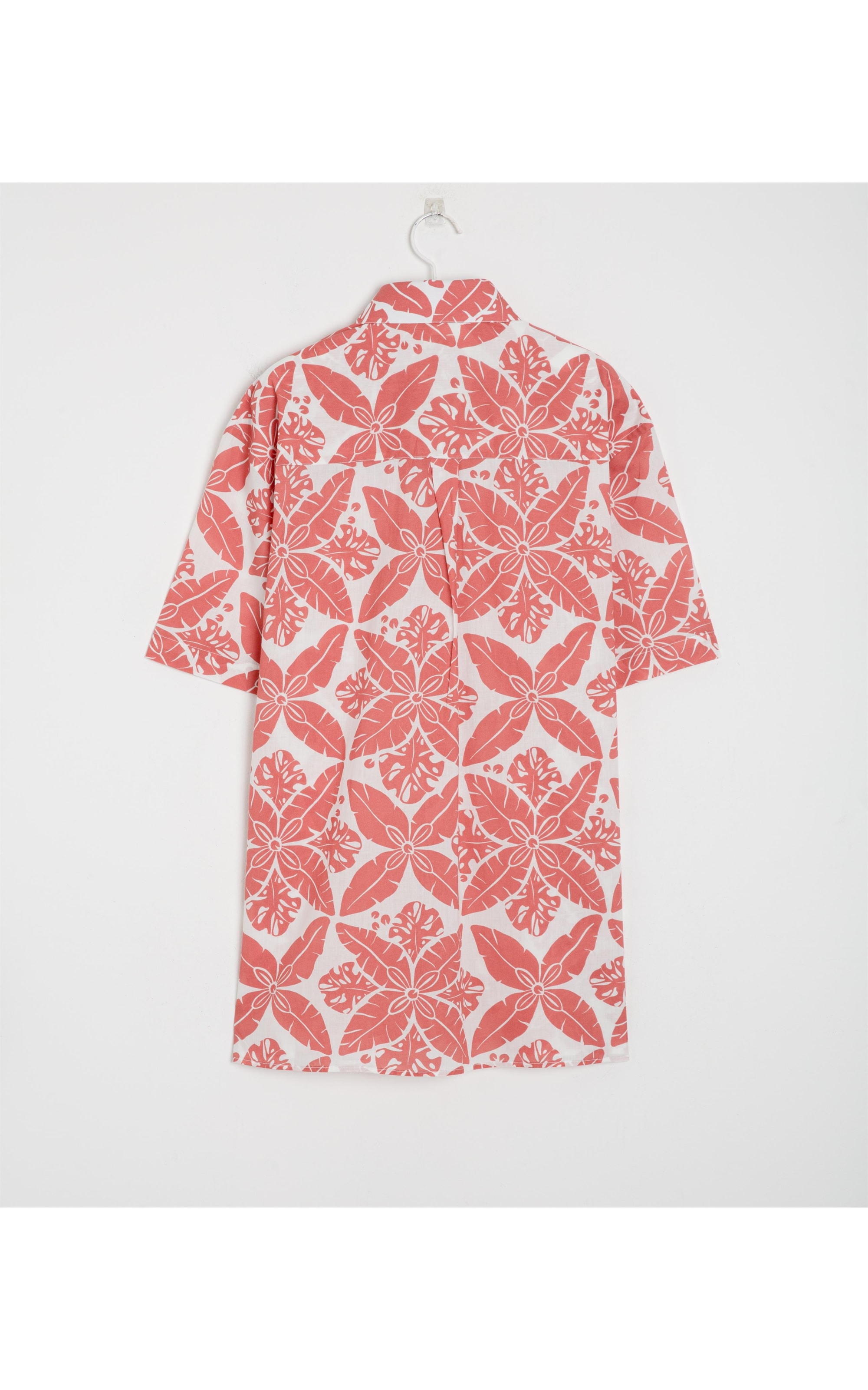 Camisa Estampada Banana Leaf Vermelho