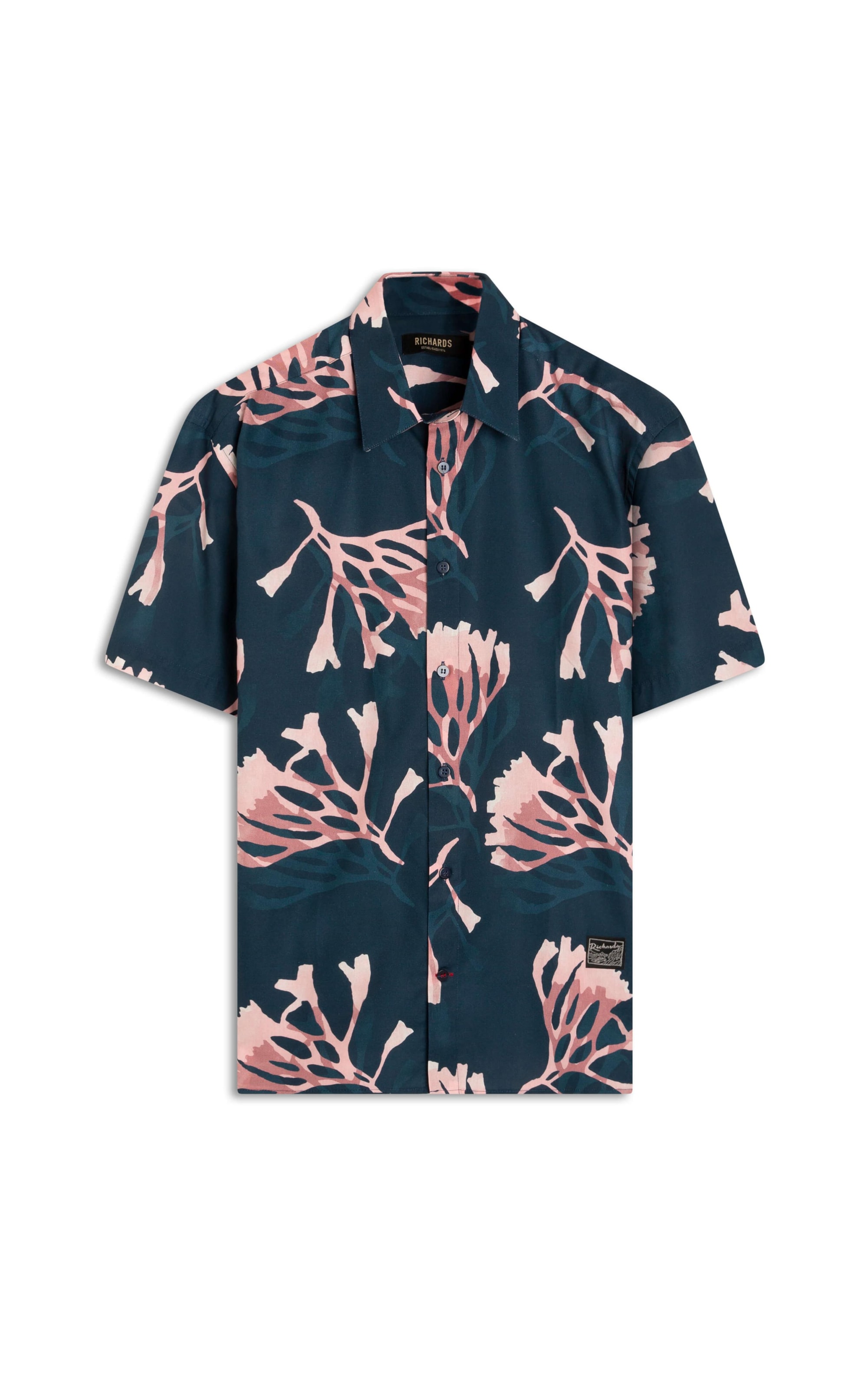 Camisa Estampada Corais Mc Marinho