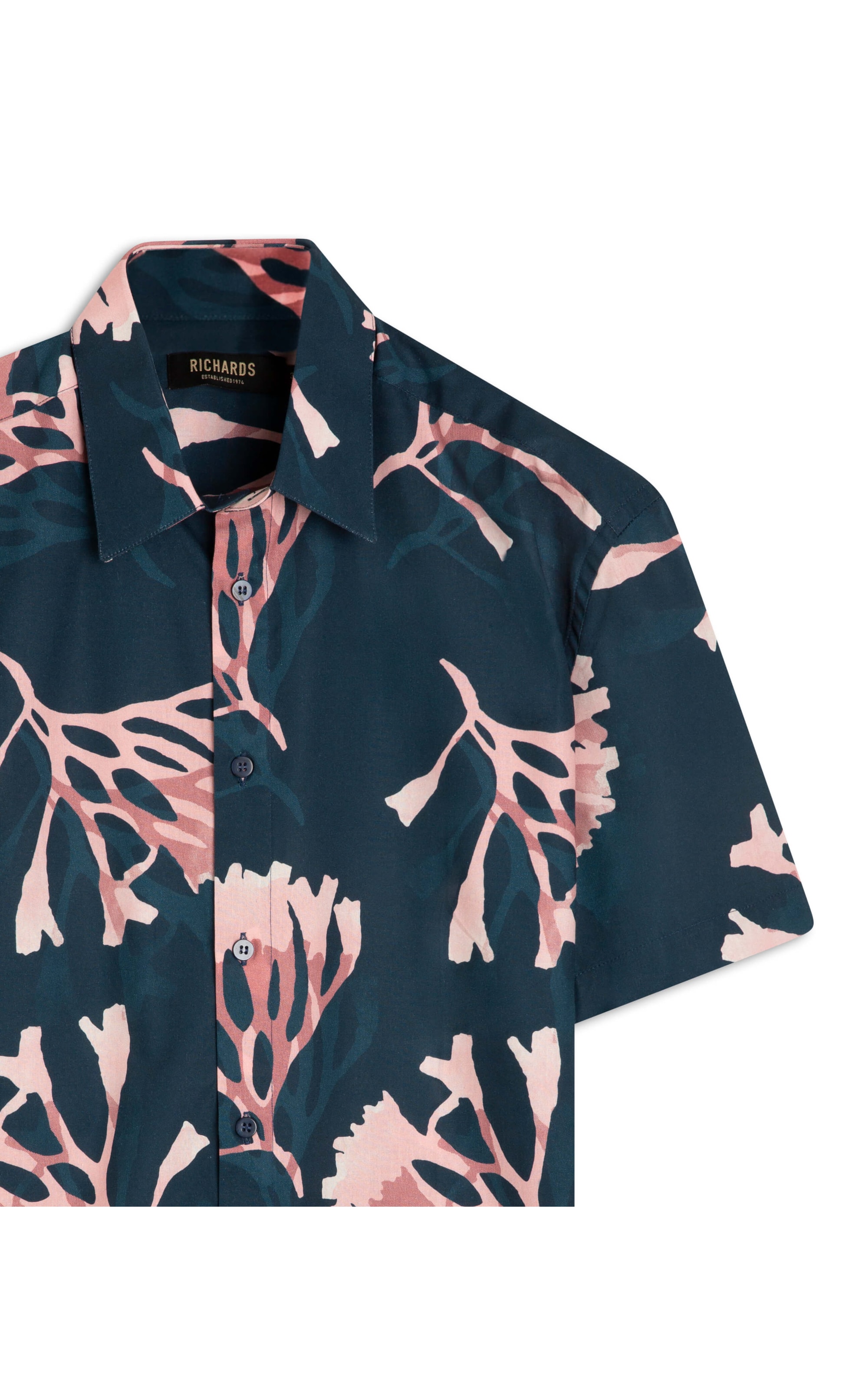 Camisa Estampada Corais Mc Marinho