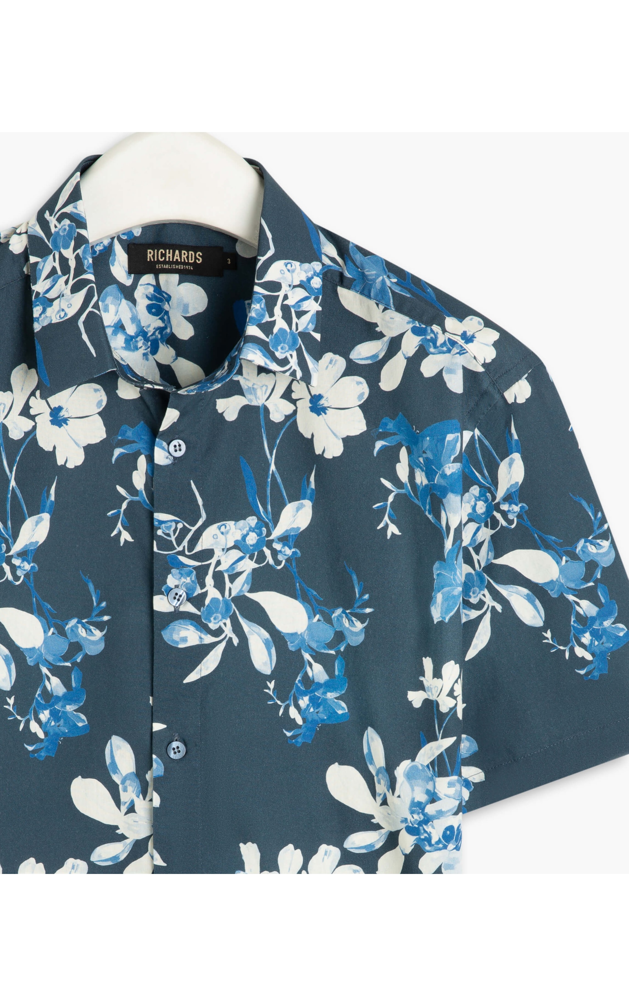 Camisa Estampada Flowers Charles Mc Marinho