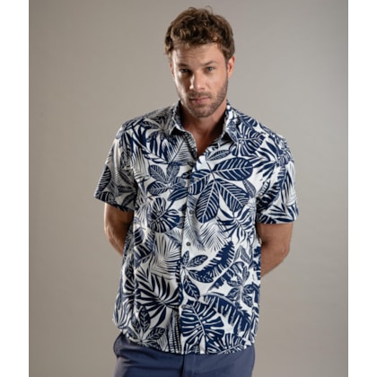 Camisa Estampada Folhas Mc Marinho