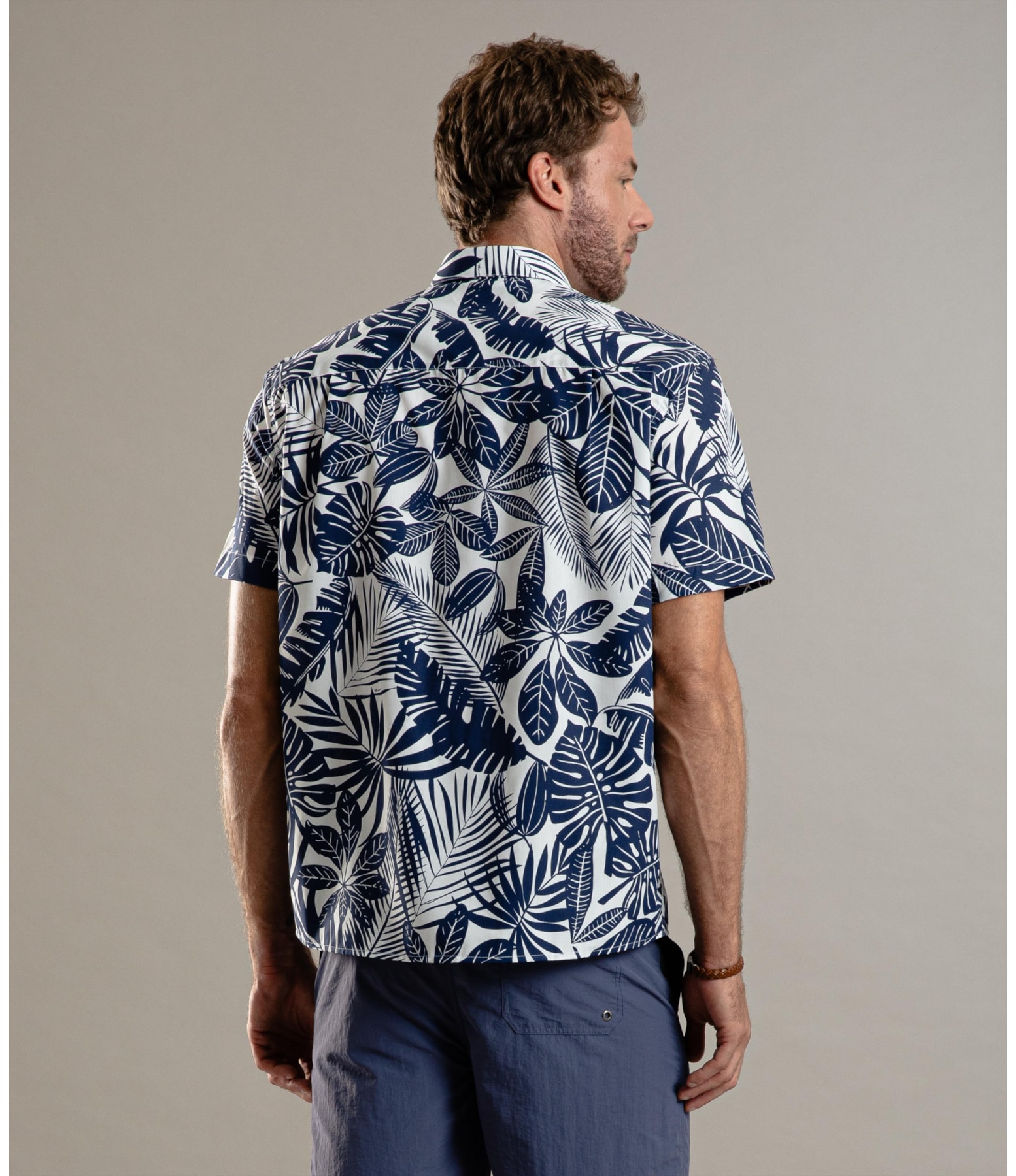 Camisa Estampada Folhas Mc Marinho