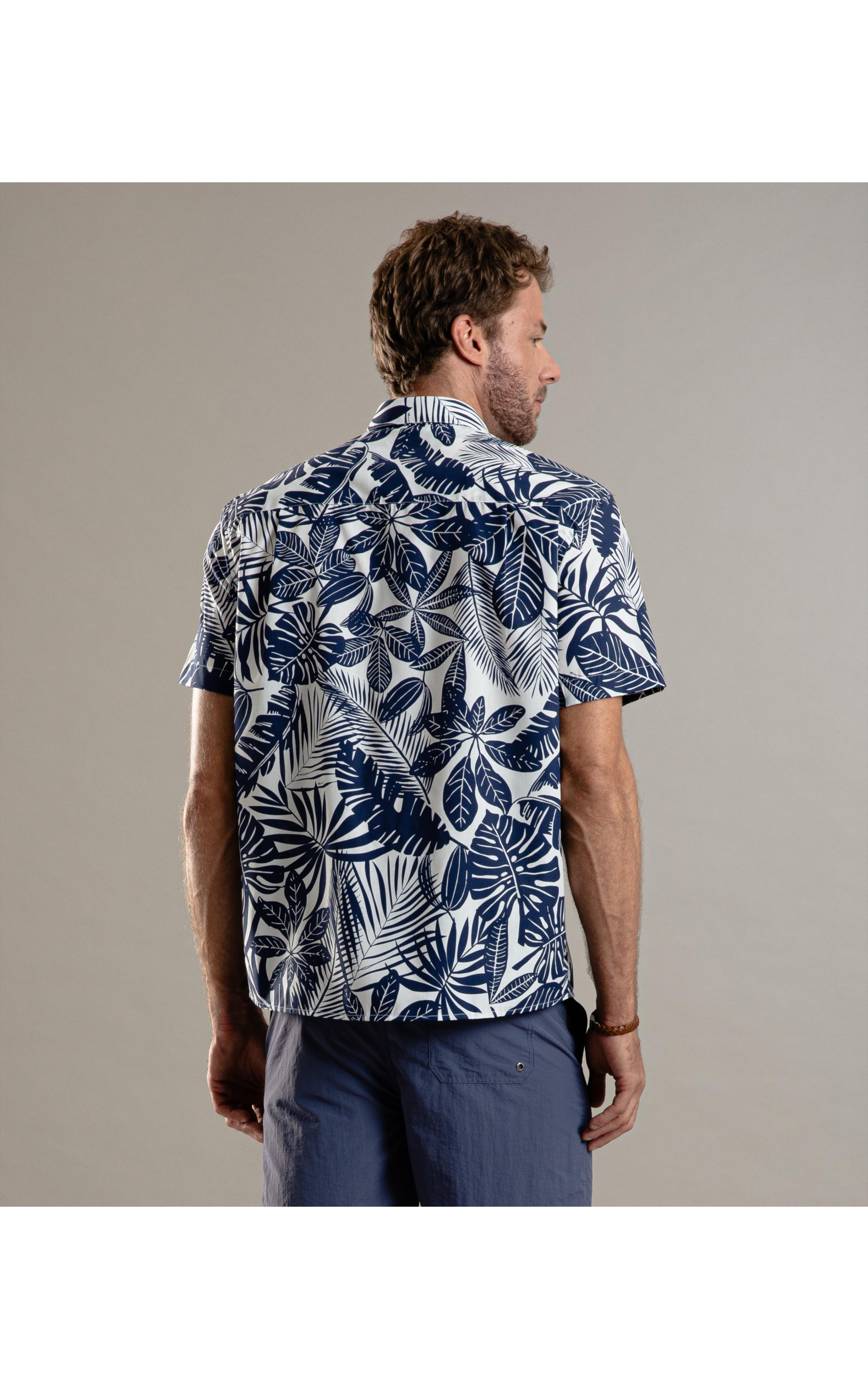 Camisa Estampada Folhas Mc Marinho