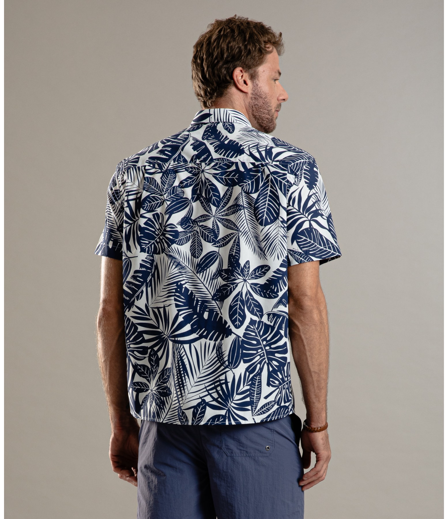 Camisa Estampada Folhas Mc Marinho