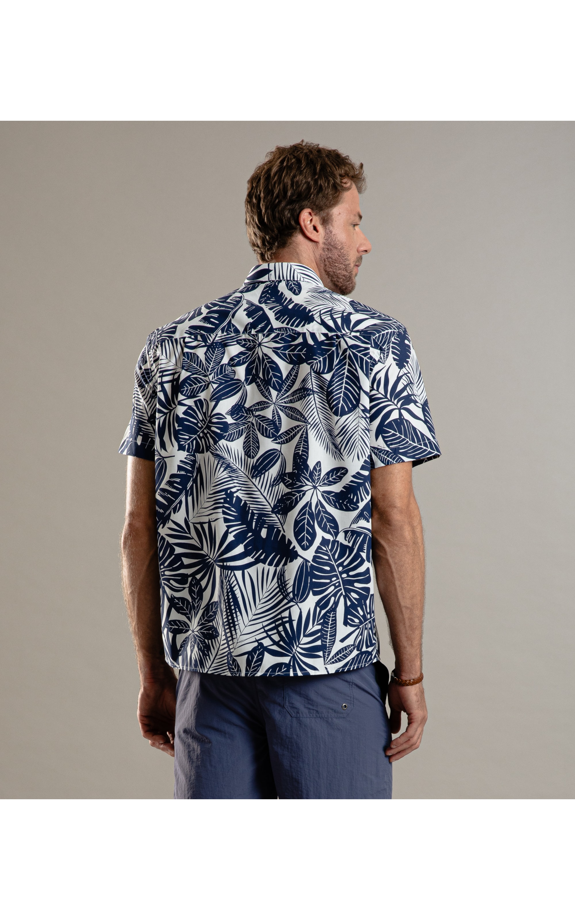 Camisa Estampada Folhas Mc Marinho