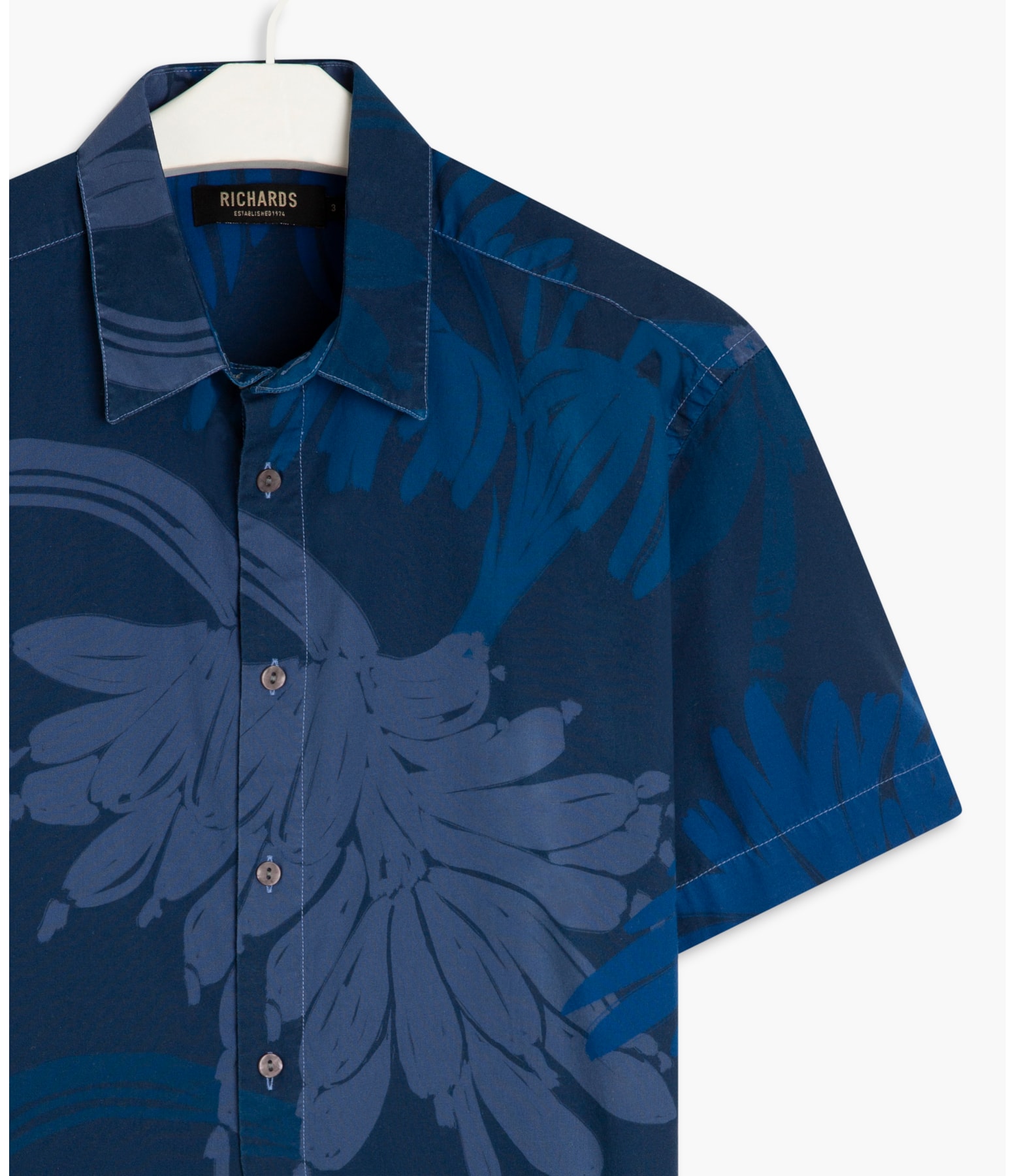 Camisa Estampada Leaves Mc Marinho