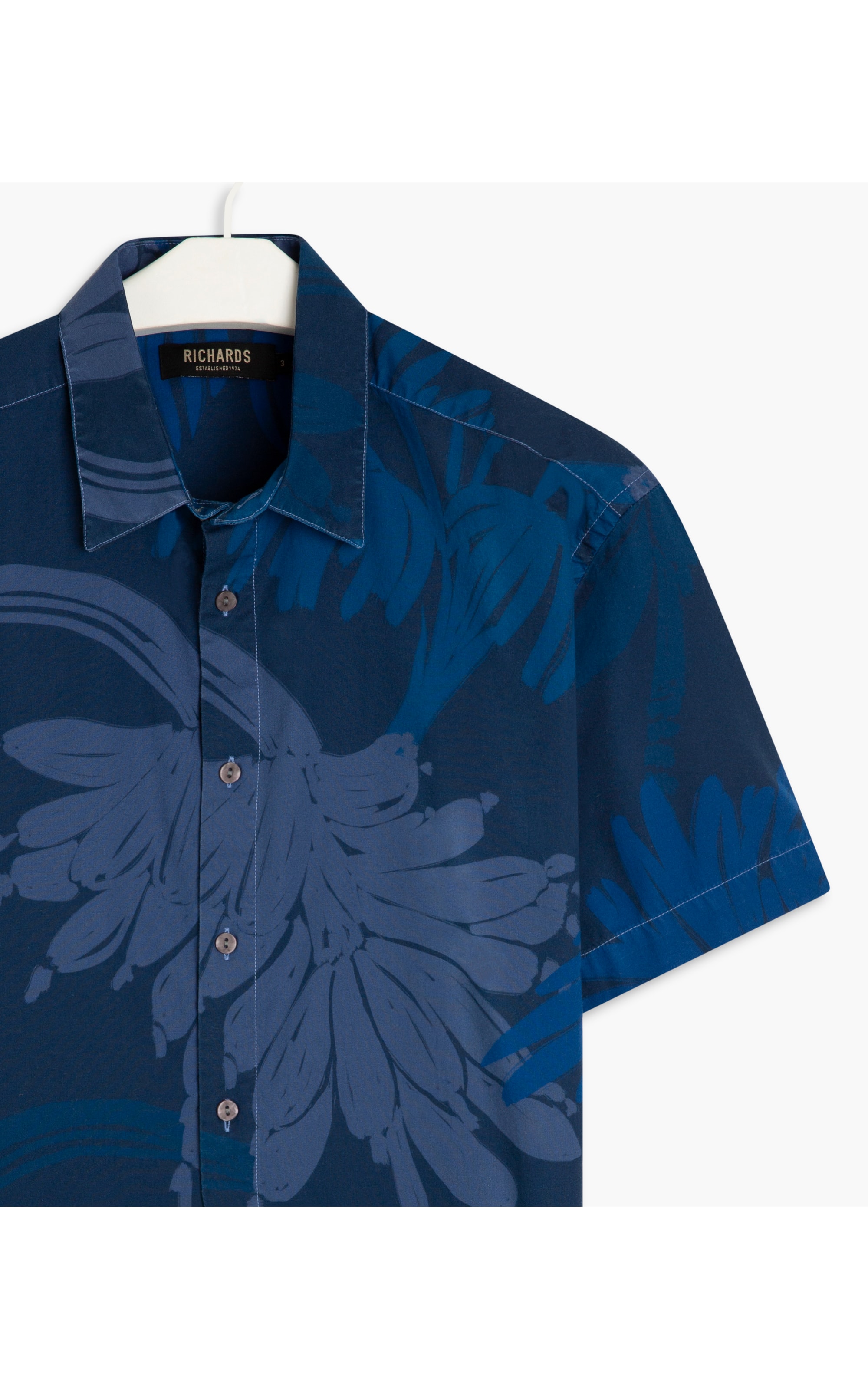 Camisa Estampada Leaves Mc Marinho
