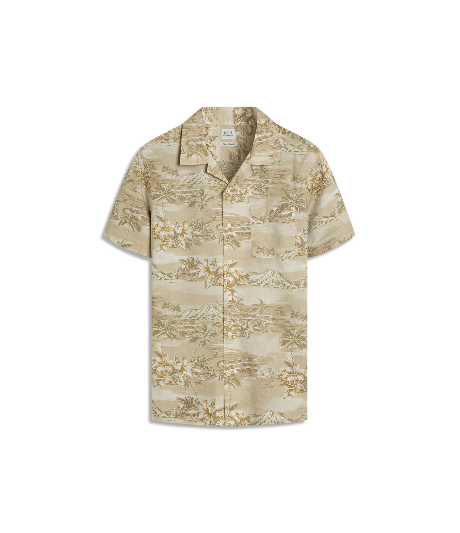 Camisa Estampada Oasis Mc Khaki