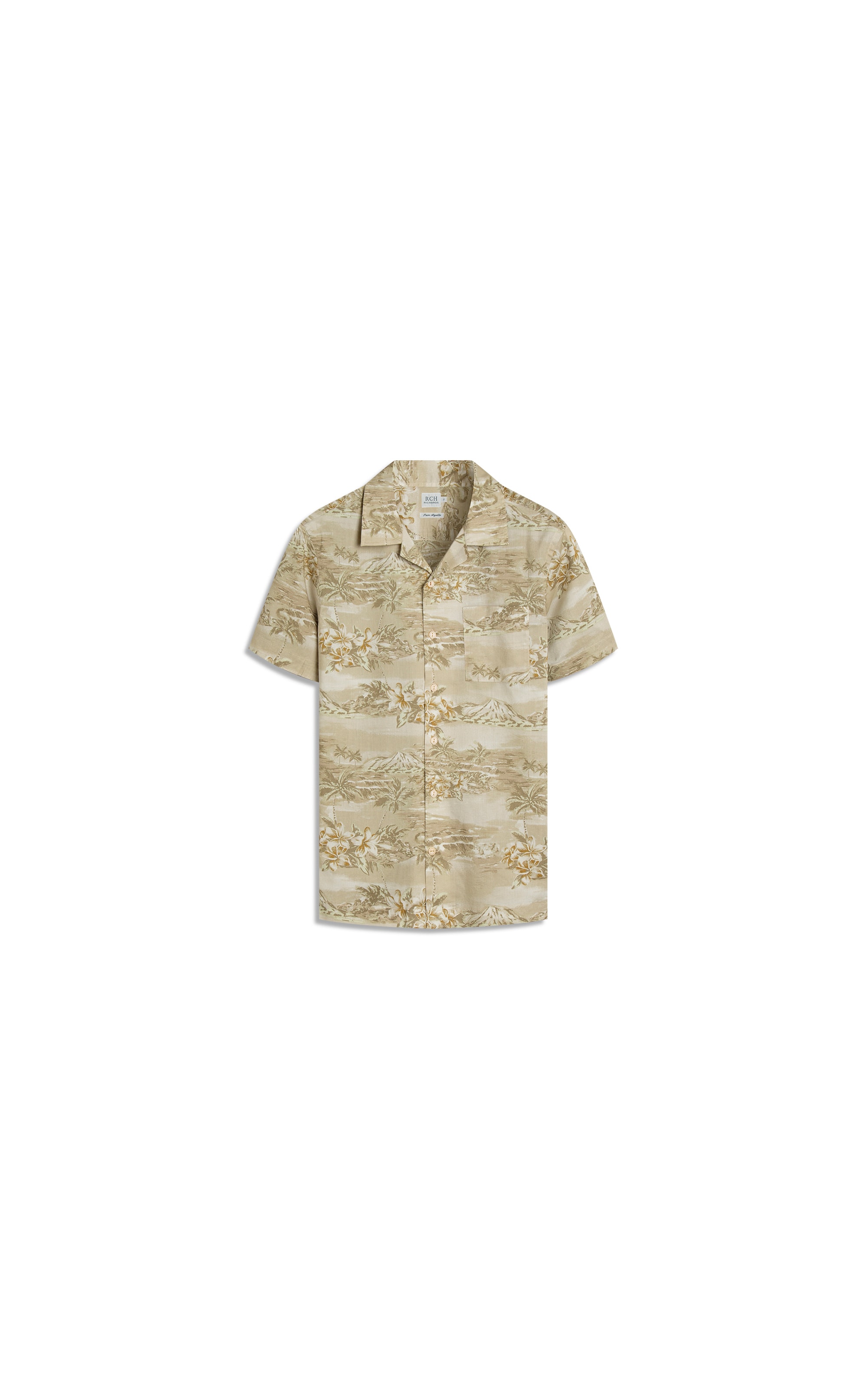 Camisa Estampada Oasis Mc Khaki