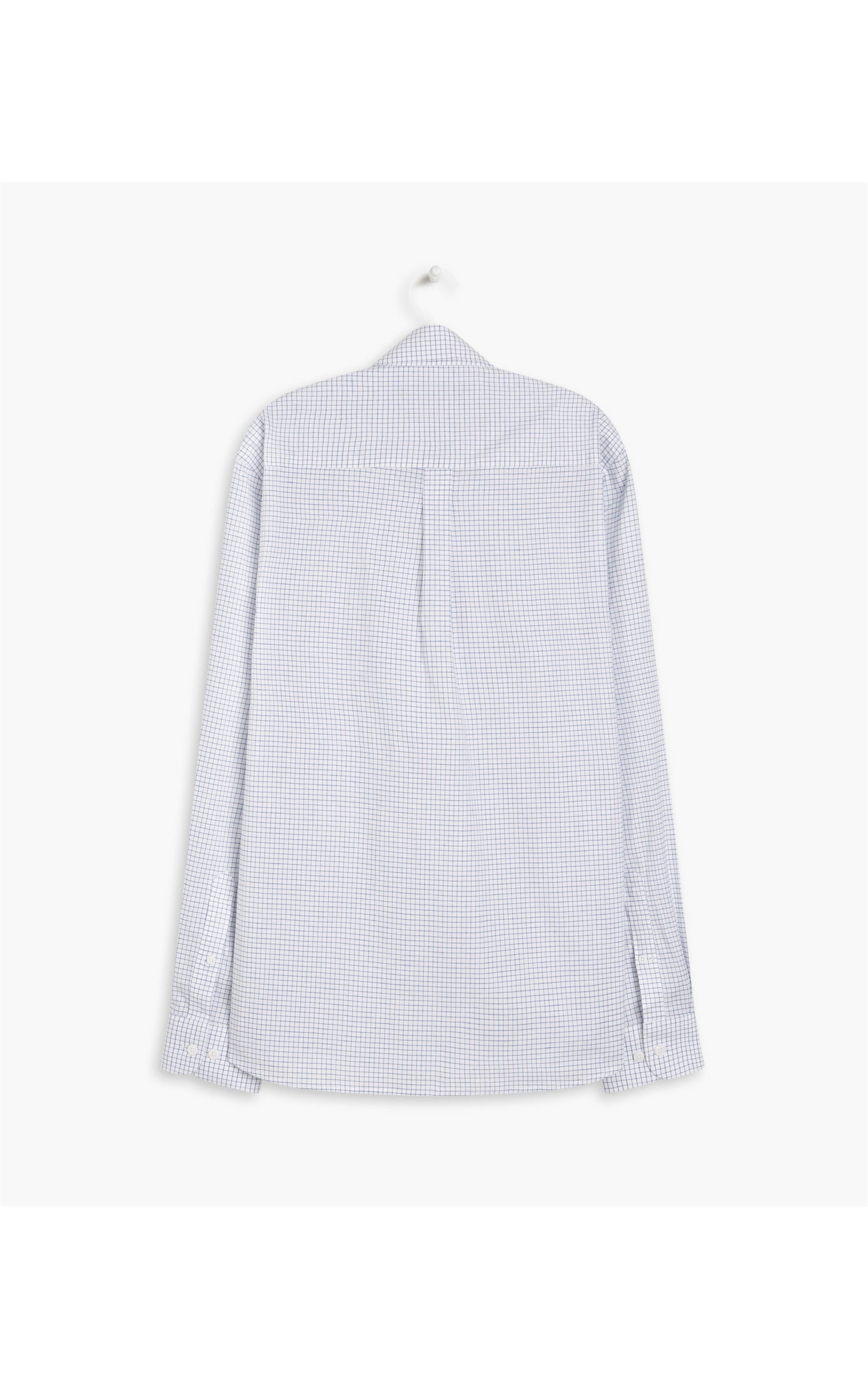 Camisa Estevão Listrada Ml Azul Bic