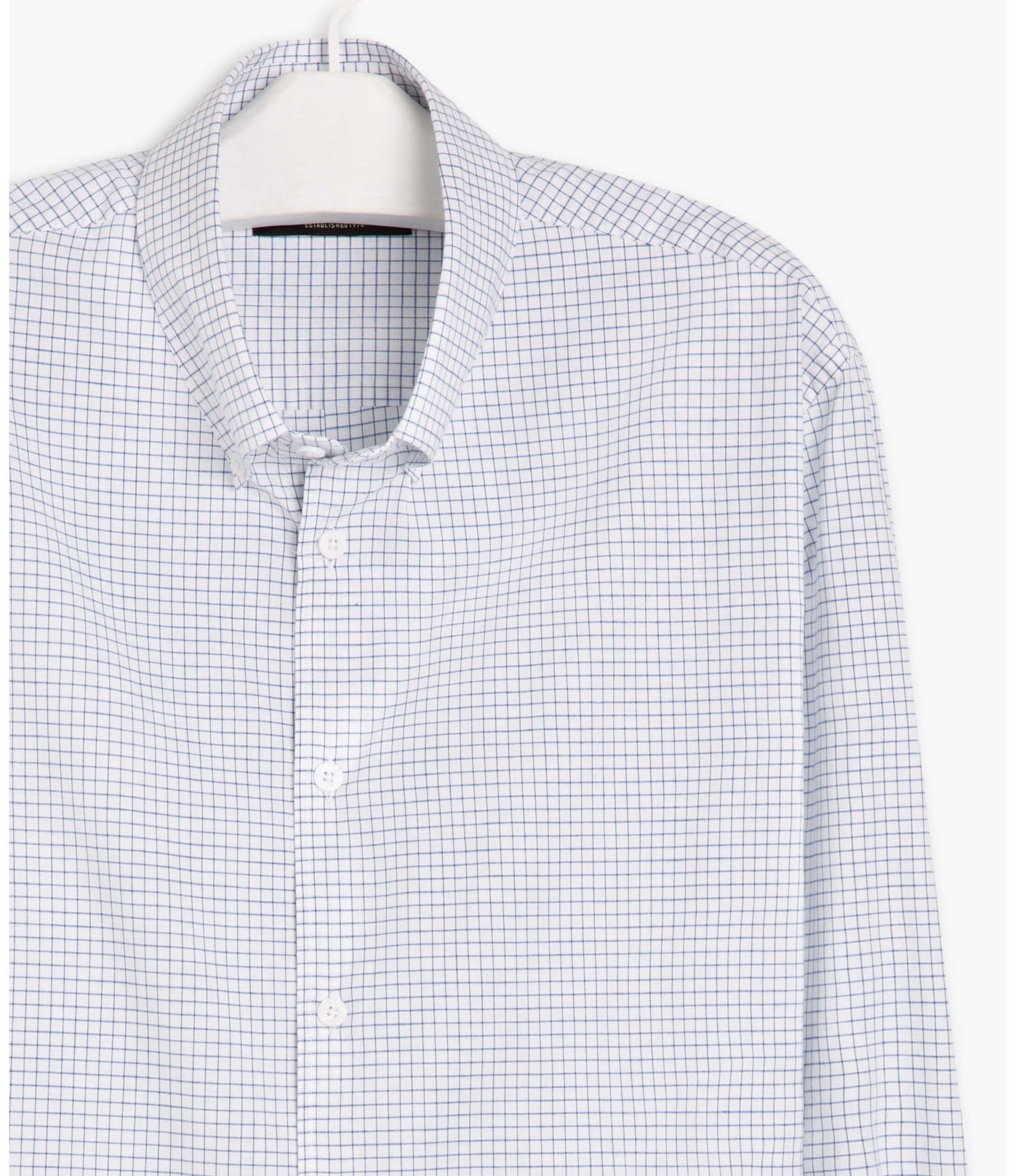 Camisa Estevão Listrada Ml Azul Bic