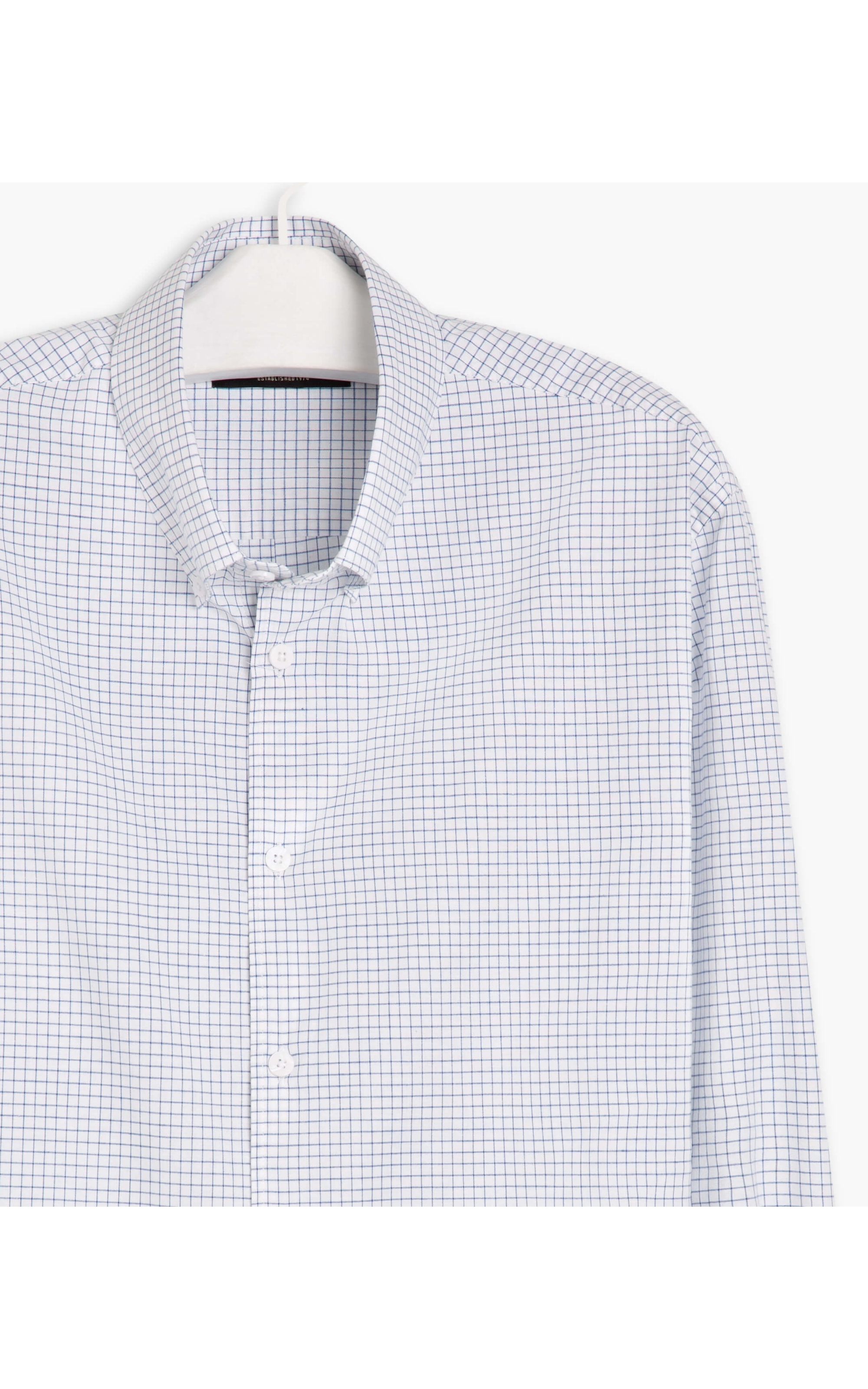 Camisa Estevão Listrada Ml Azul Bic