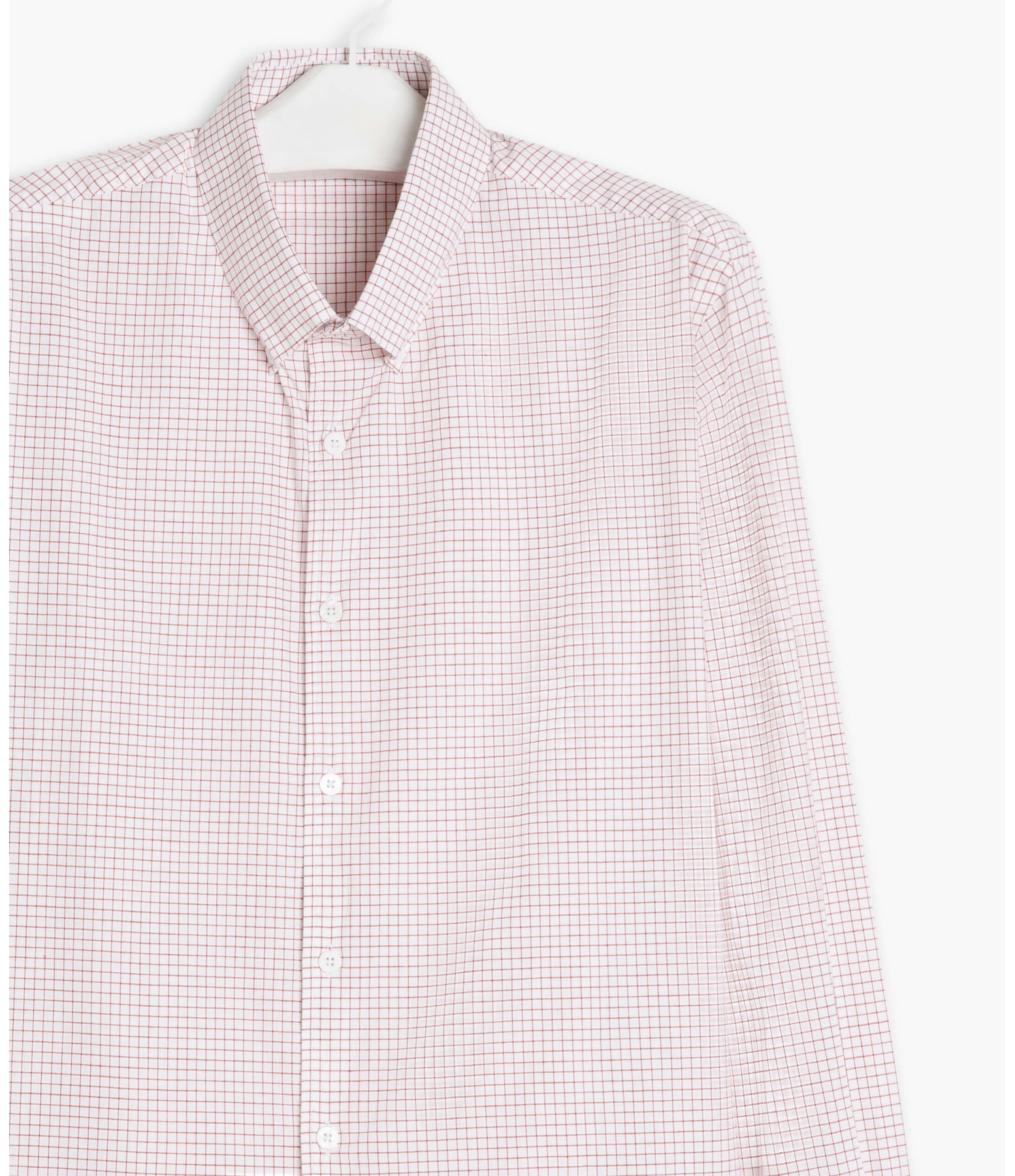 Camisa Estevão Listrada Ml Bordeaux