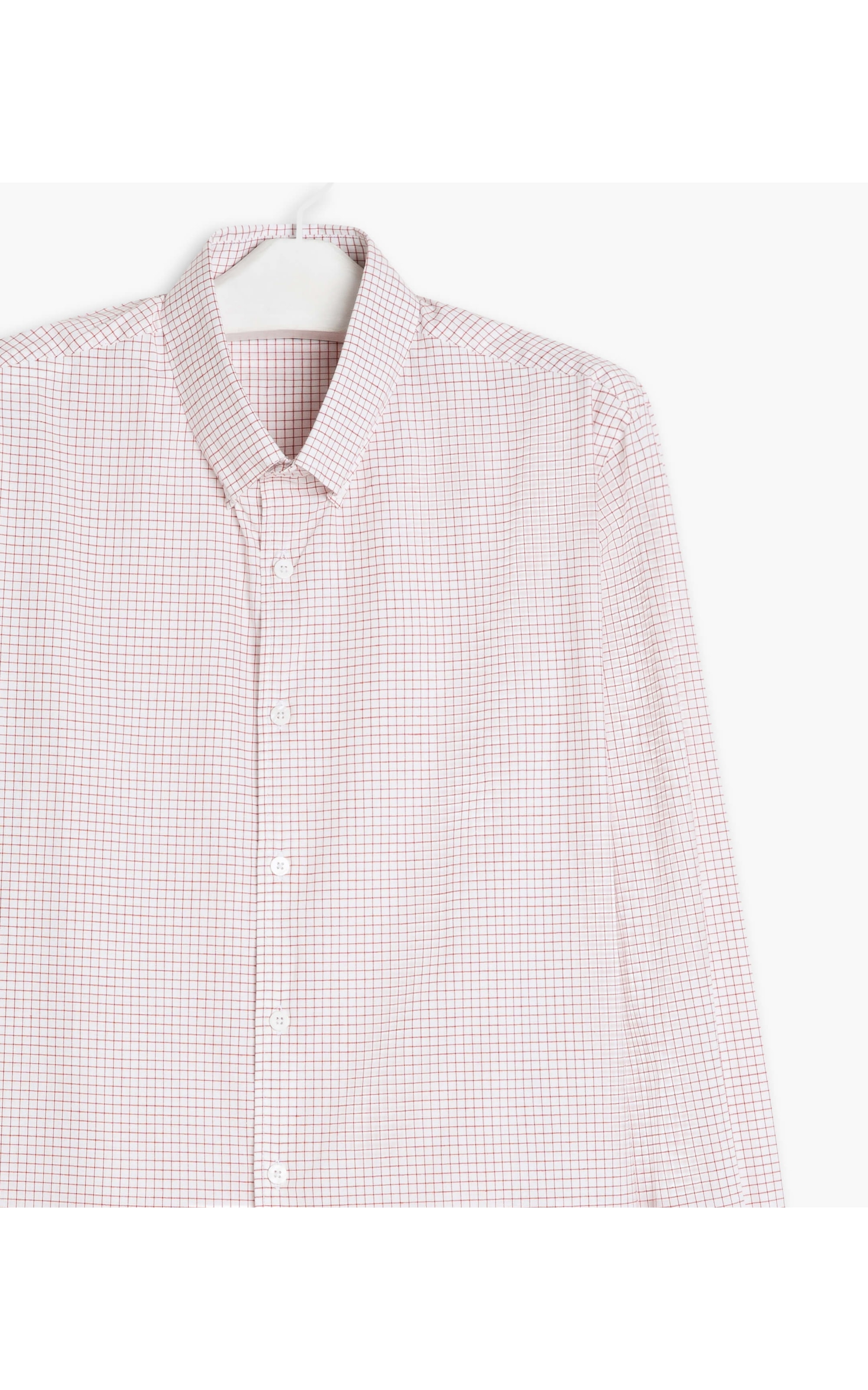 Camisa Estevão Listrada Ml Bordeaux