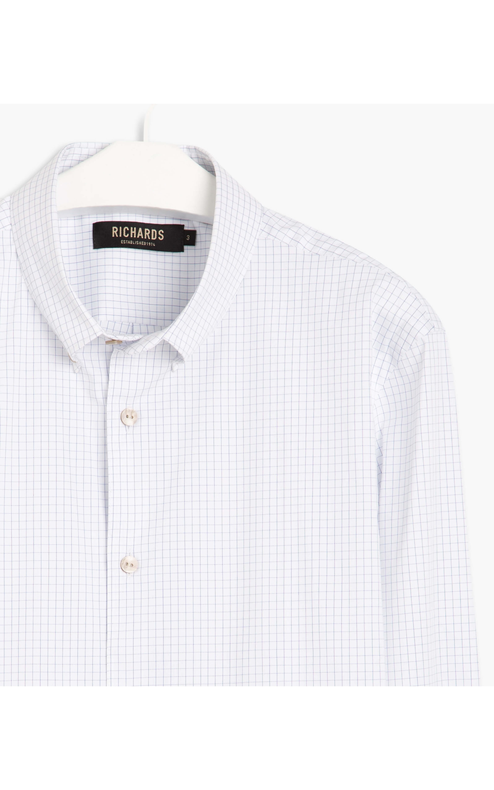 Camisa Estevão Listrada Ml  Cinza Claro
