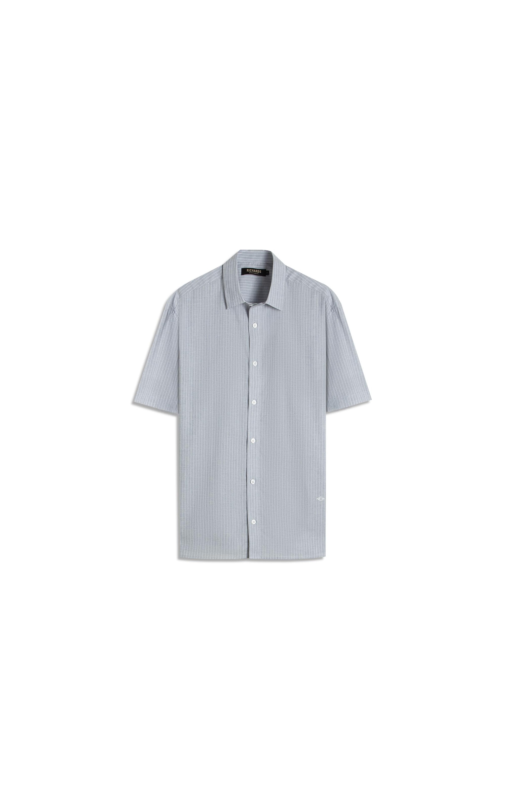 Camisa Fil a Fil Listrado Carlos Mc Marinho