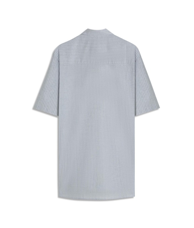 Camisa Fil a Fil Listrado Carlos Mc Marinho