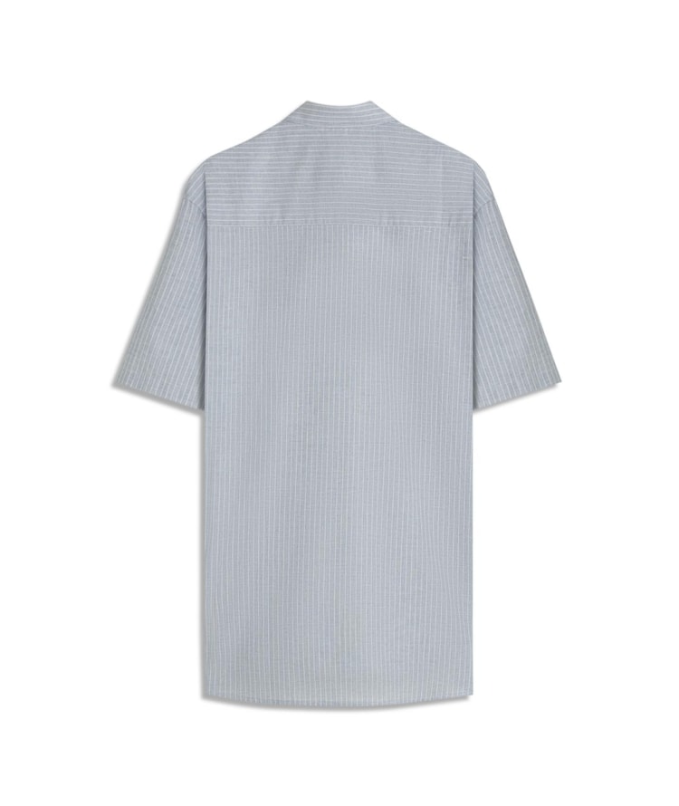 Camisa Fil a Fil Listrado Carlos Mc Marinho