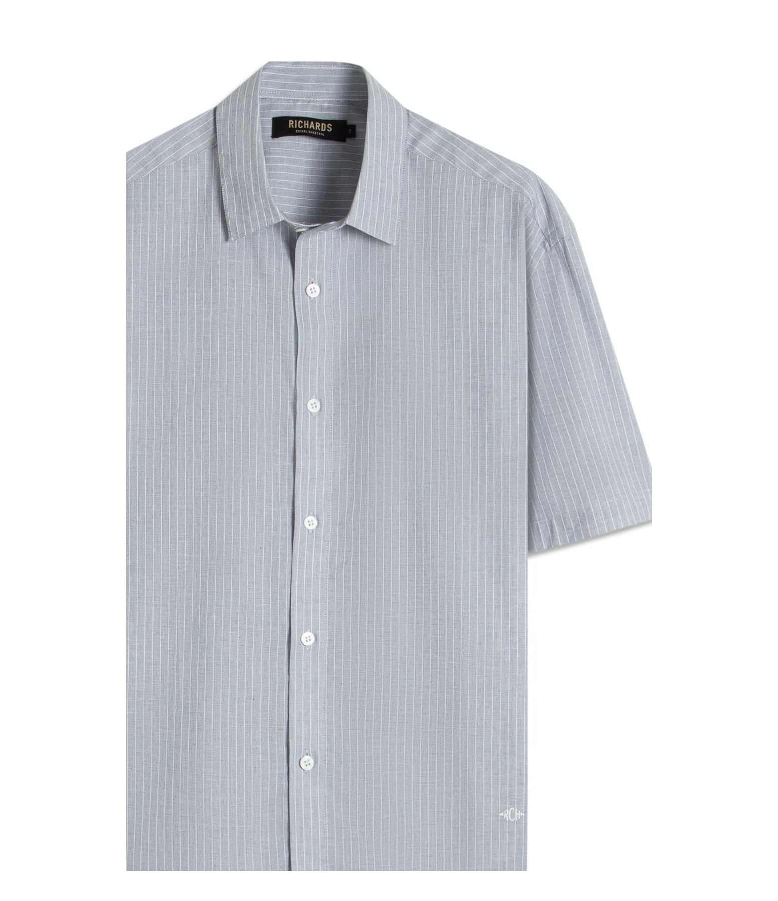 Camisa Fil a Fil Listrado Carlos Mc Marinho