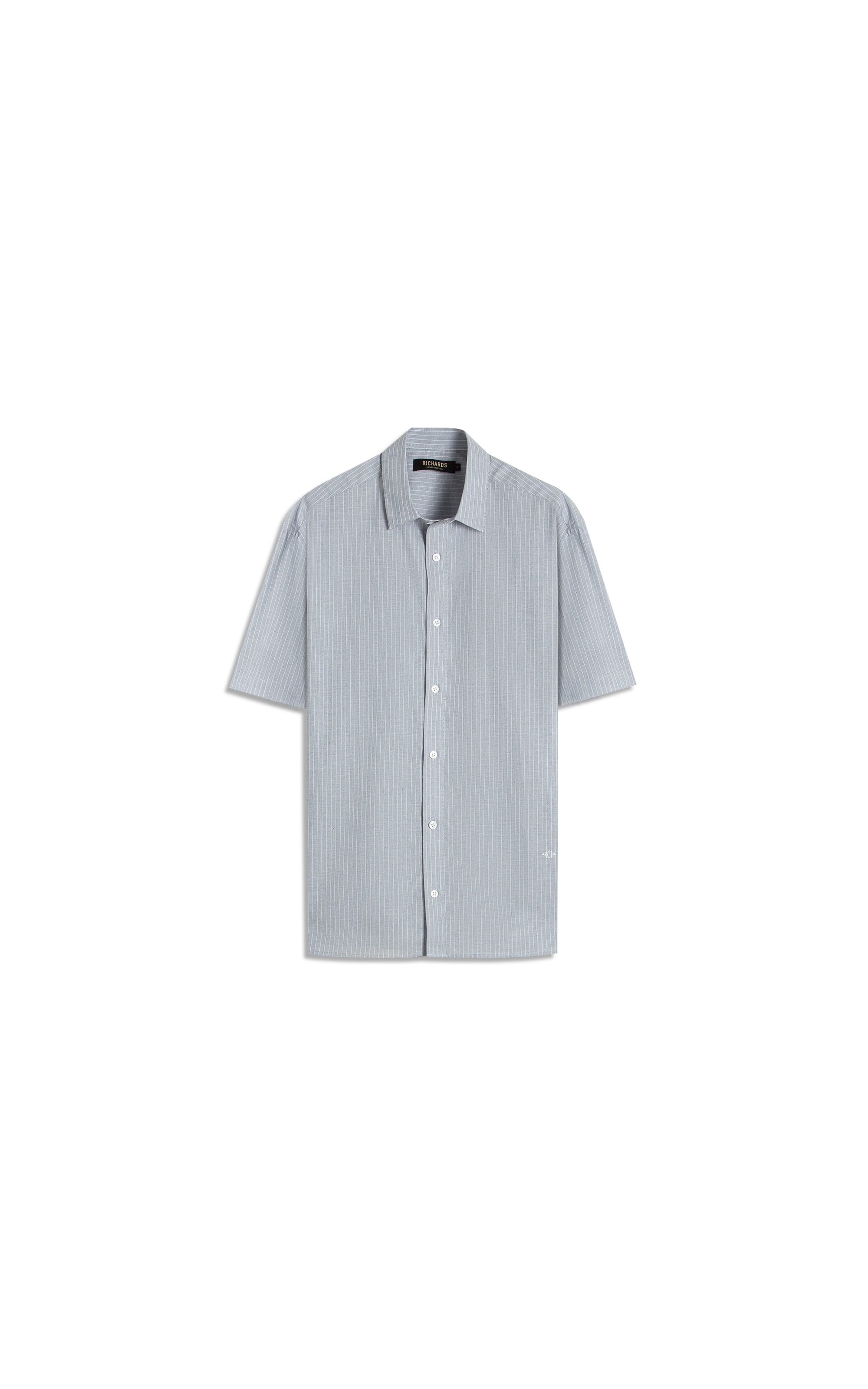 Camisa Fil a Fil Listrado Carlos Mc Marinho