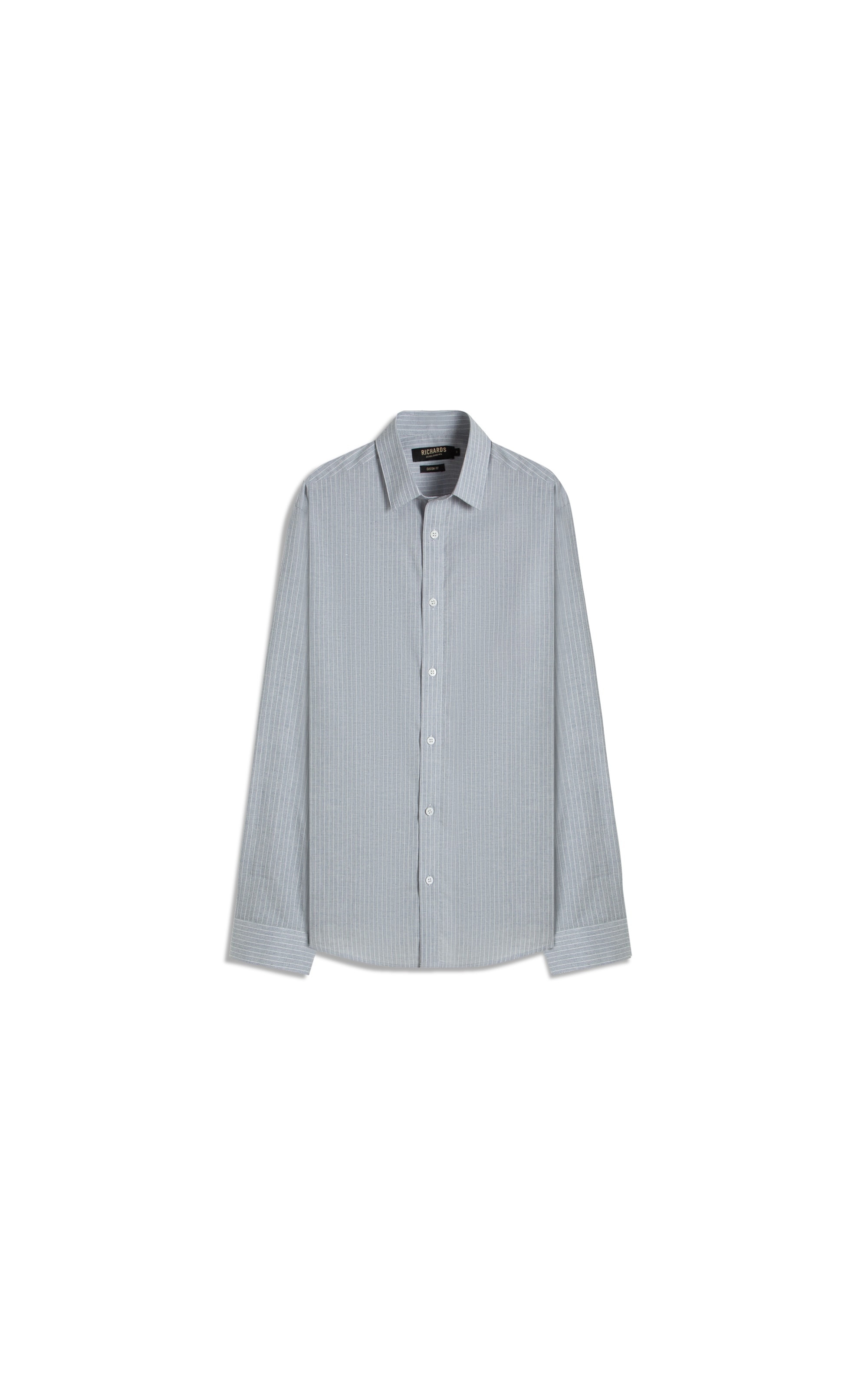 Camisa Fil a Fil Listrado Carlos Ml Marinho