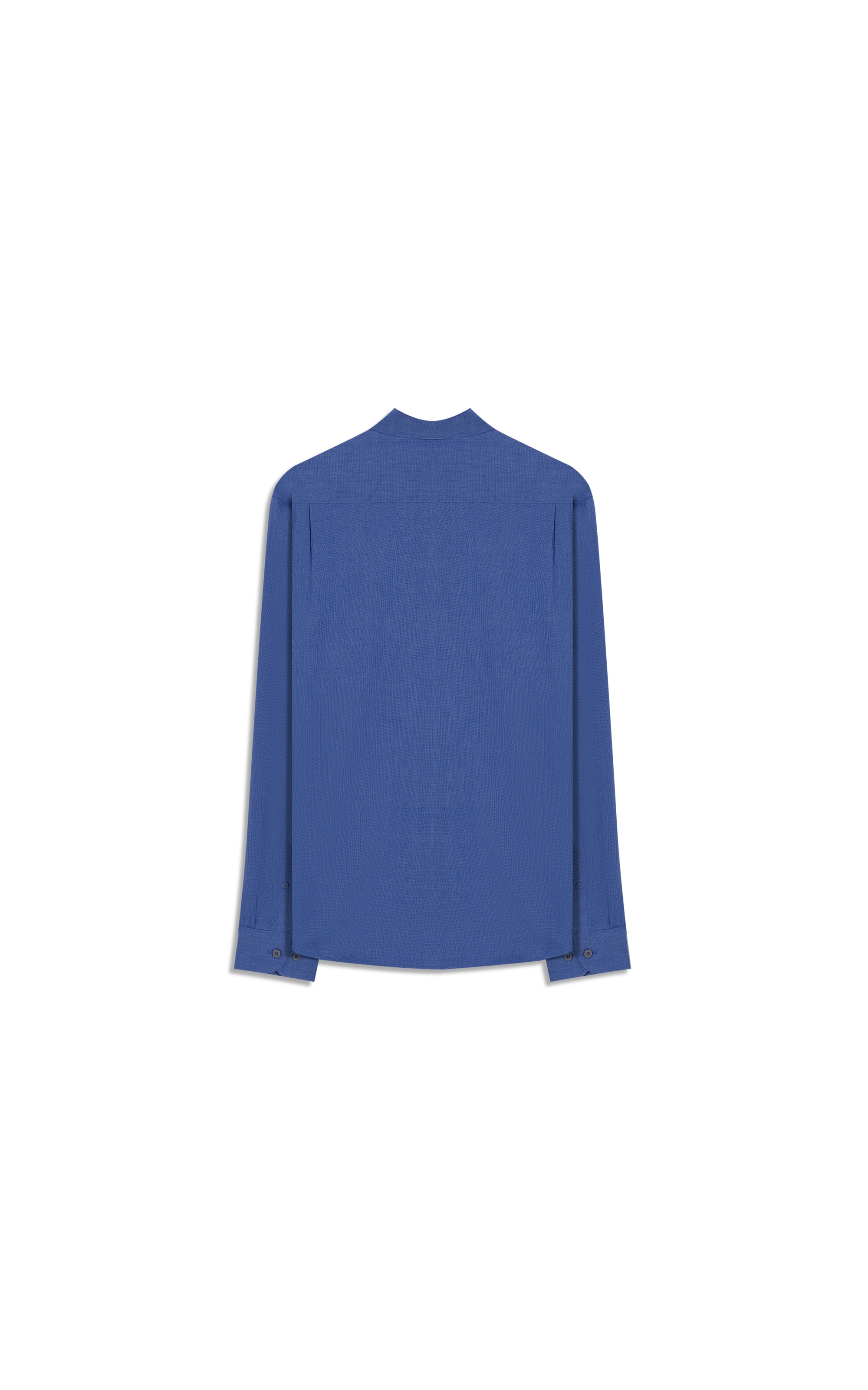 Camisa Fil a Fil Lucas Ml Azul Bic