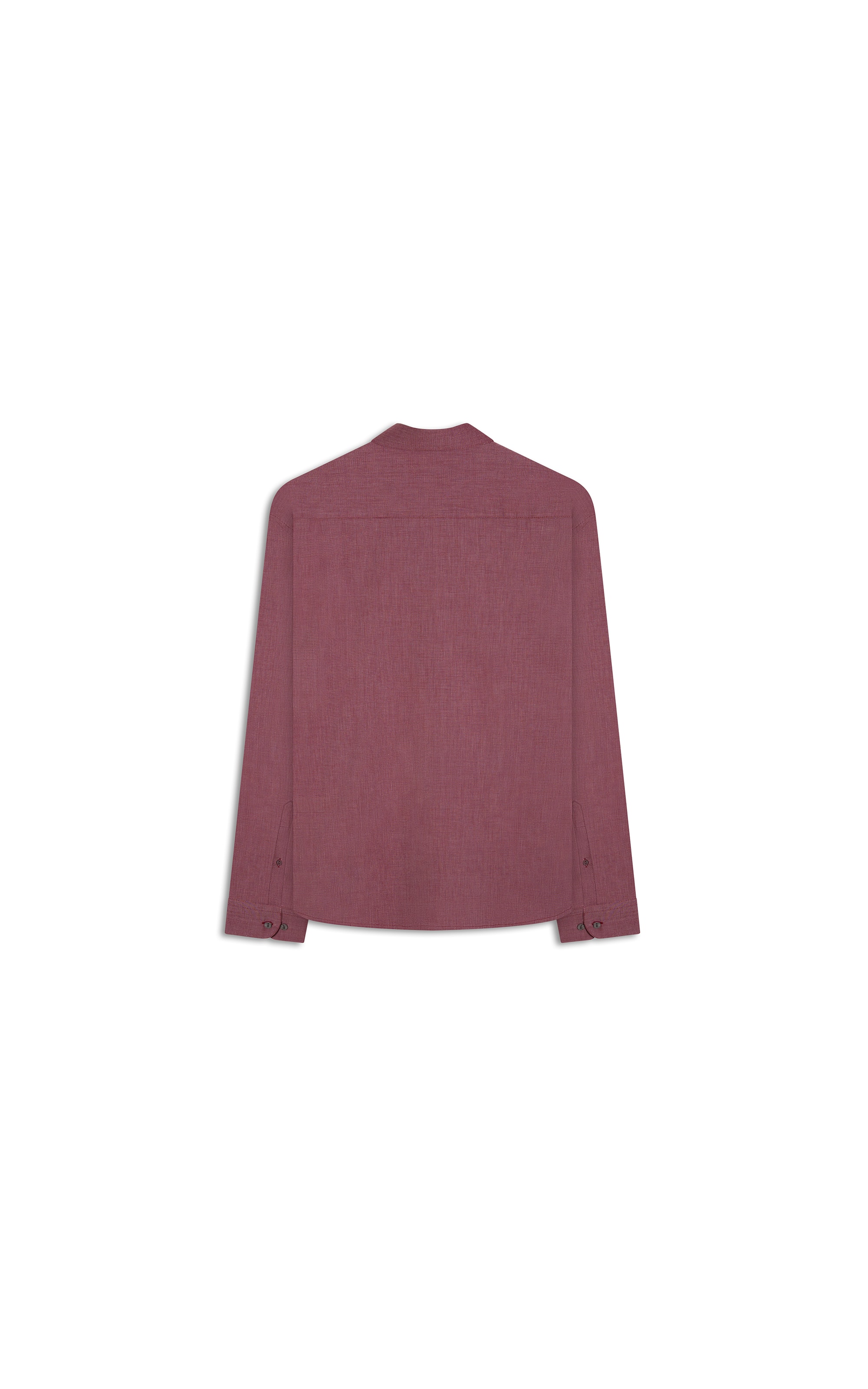 Camisa Fil a Fil Lucas Ml Vermelho