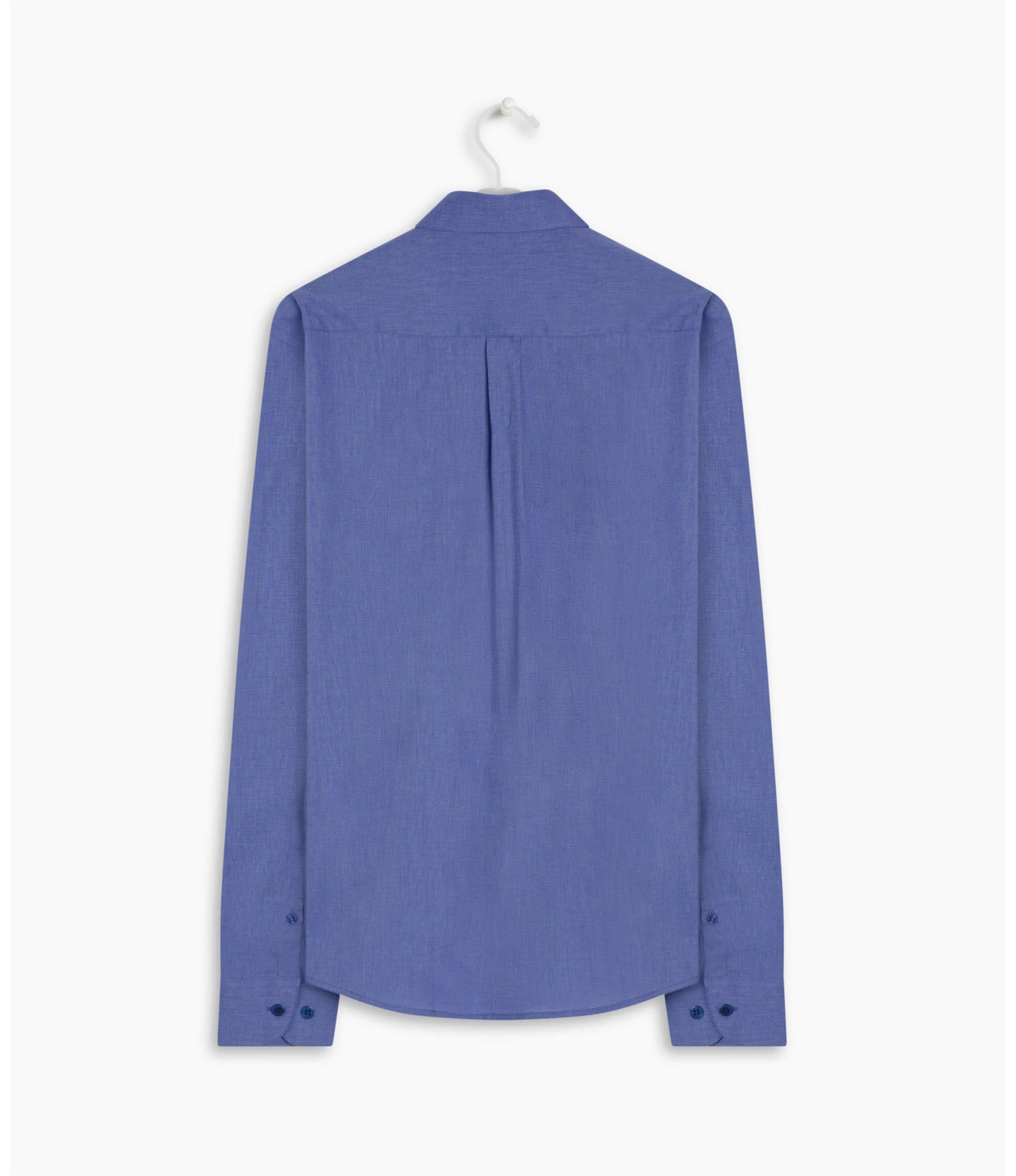 Camisa Fil a Fil Ml  Azul Pervante