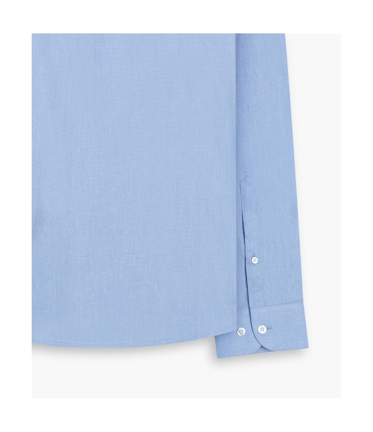 Camisa Fil a Fil Ml  Azul Seco