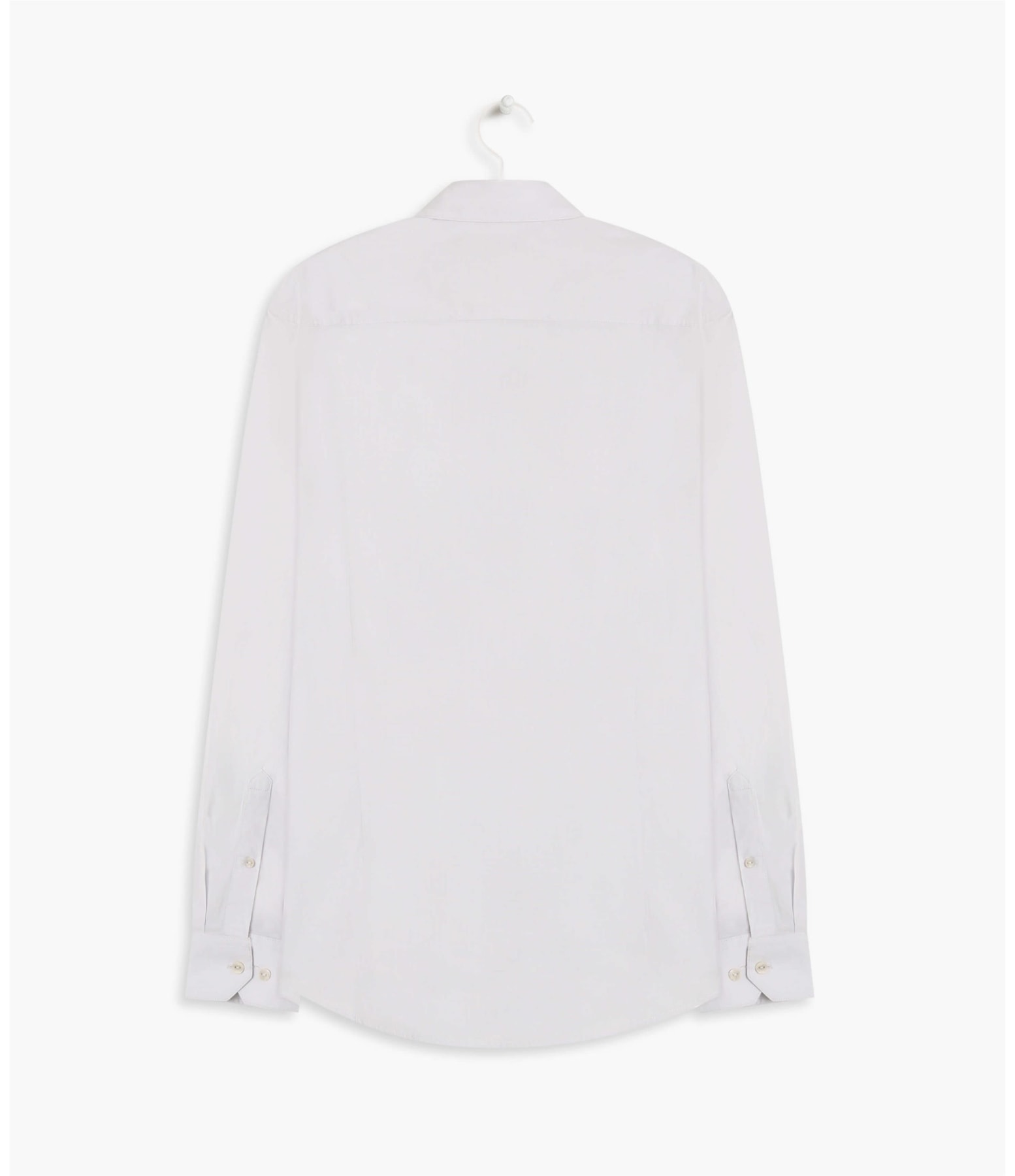 Camisa Fil a Fil Ml Cinza Claro