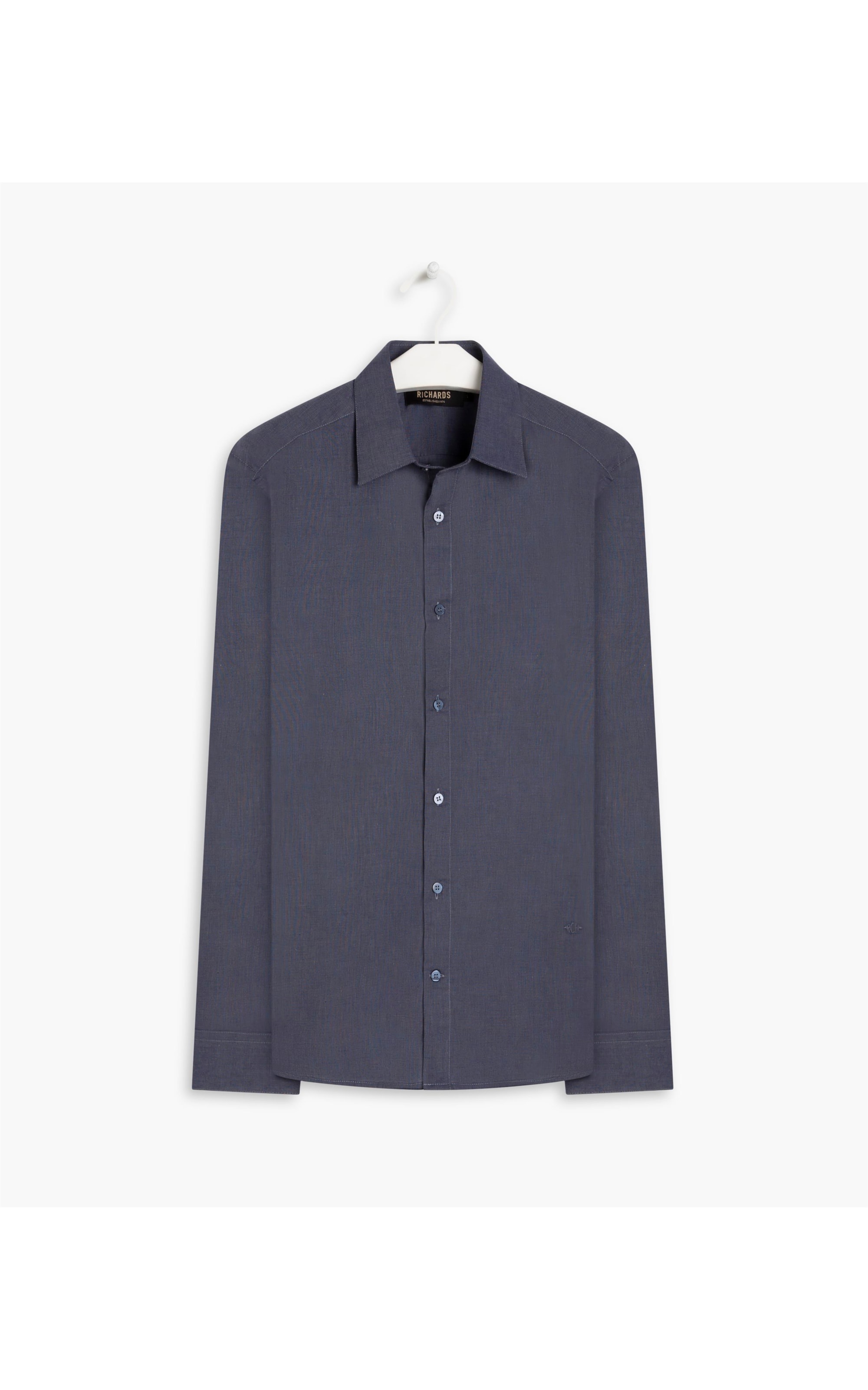 Camisa Fil a Fil Ml Grafite