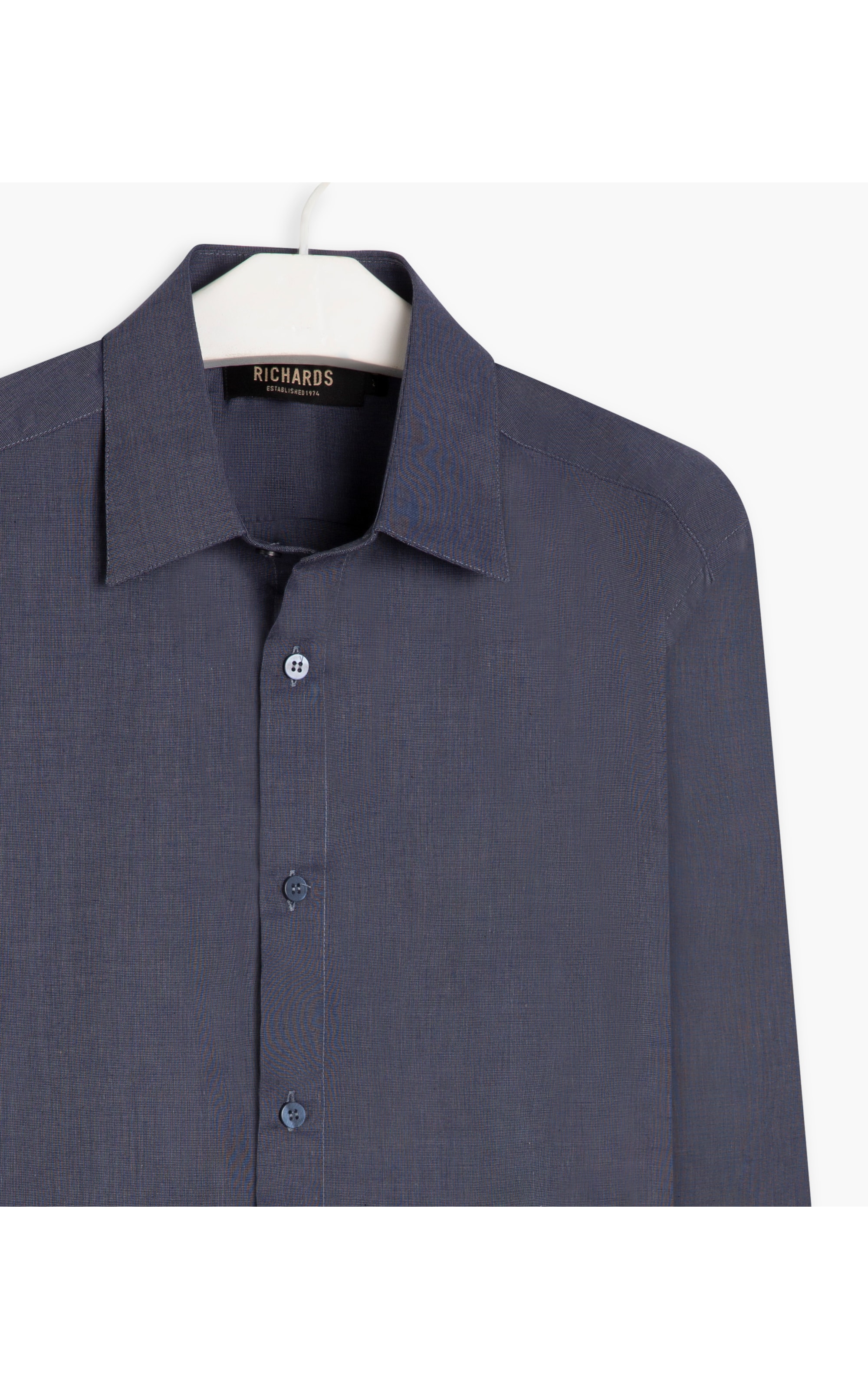 Camisa Fil a Fil Ml Grafite