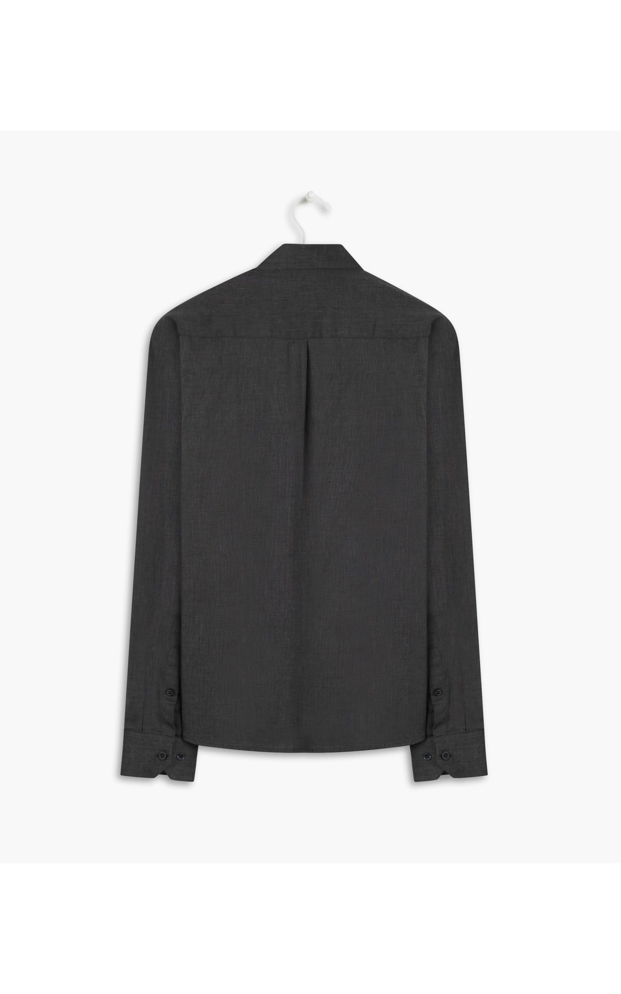 Camisa Fil a Fil Ml Grafite