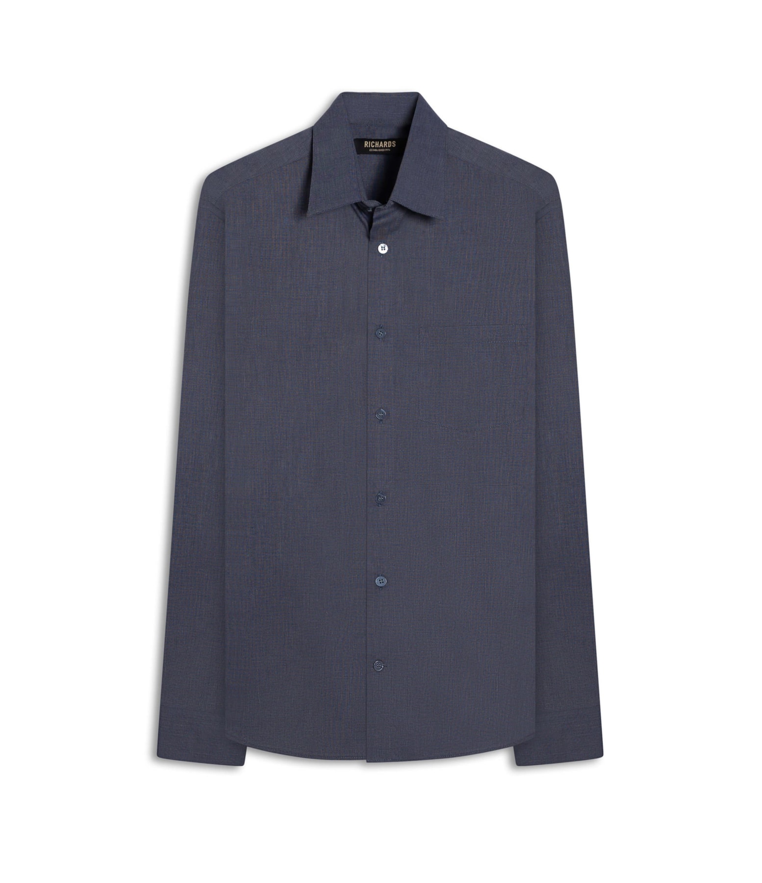 Camisa Fil a Fil Ml Preto