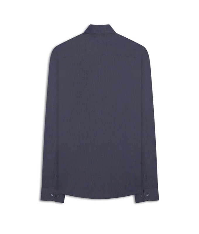 Camisa Fil a Fil Ml Preto