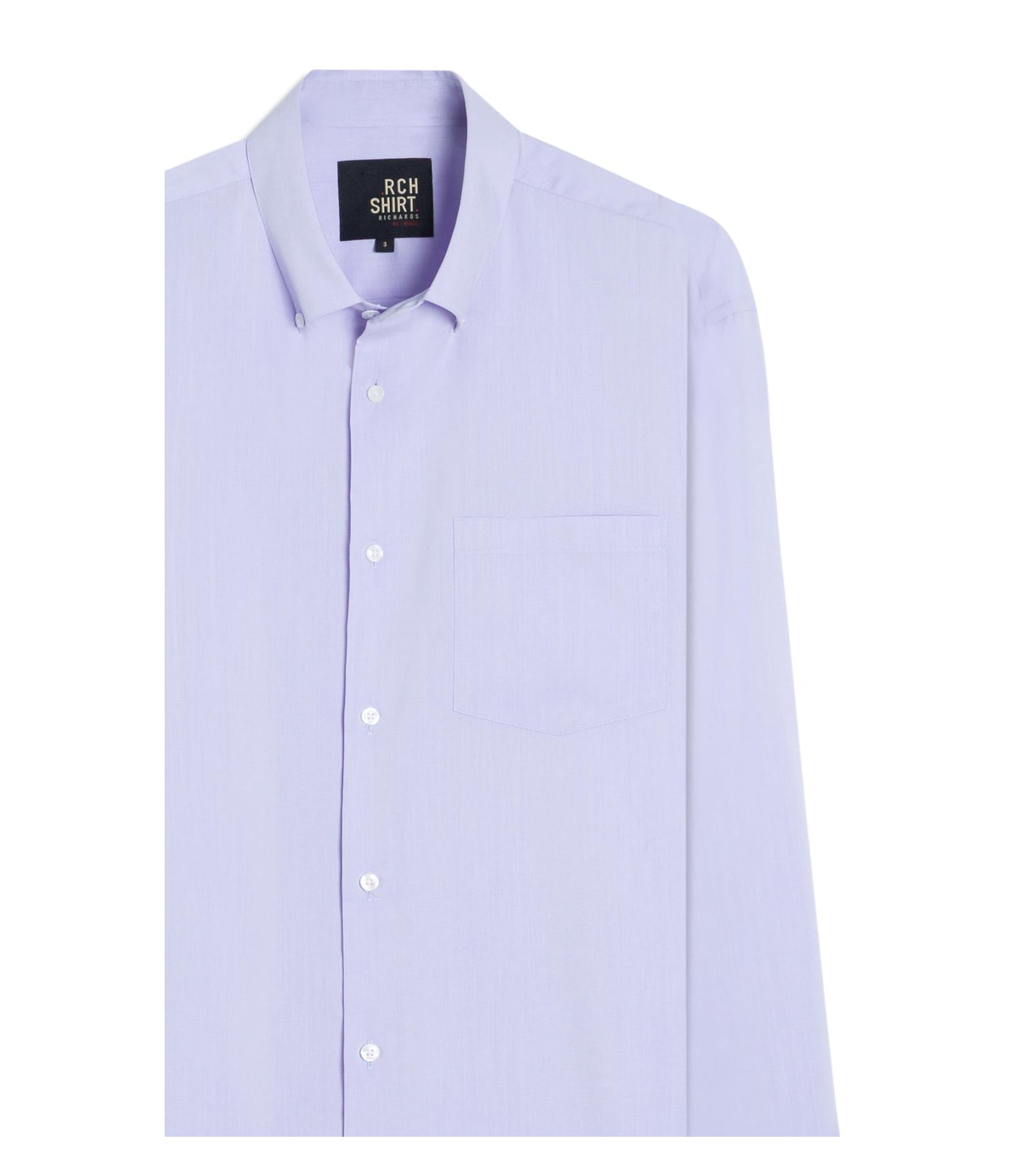 Camisa Fil a Fil Modal Button Down Ml Azul Pervante