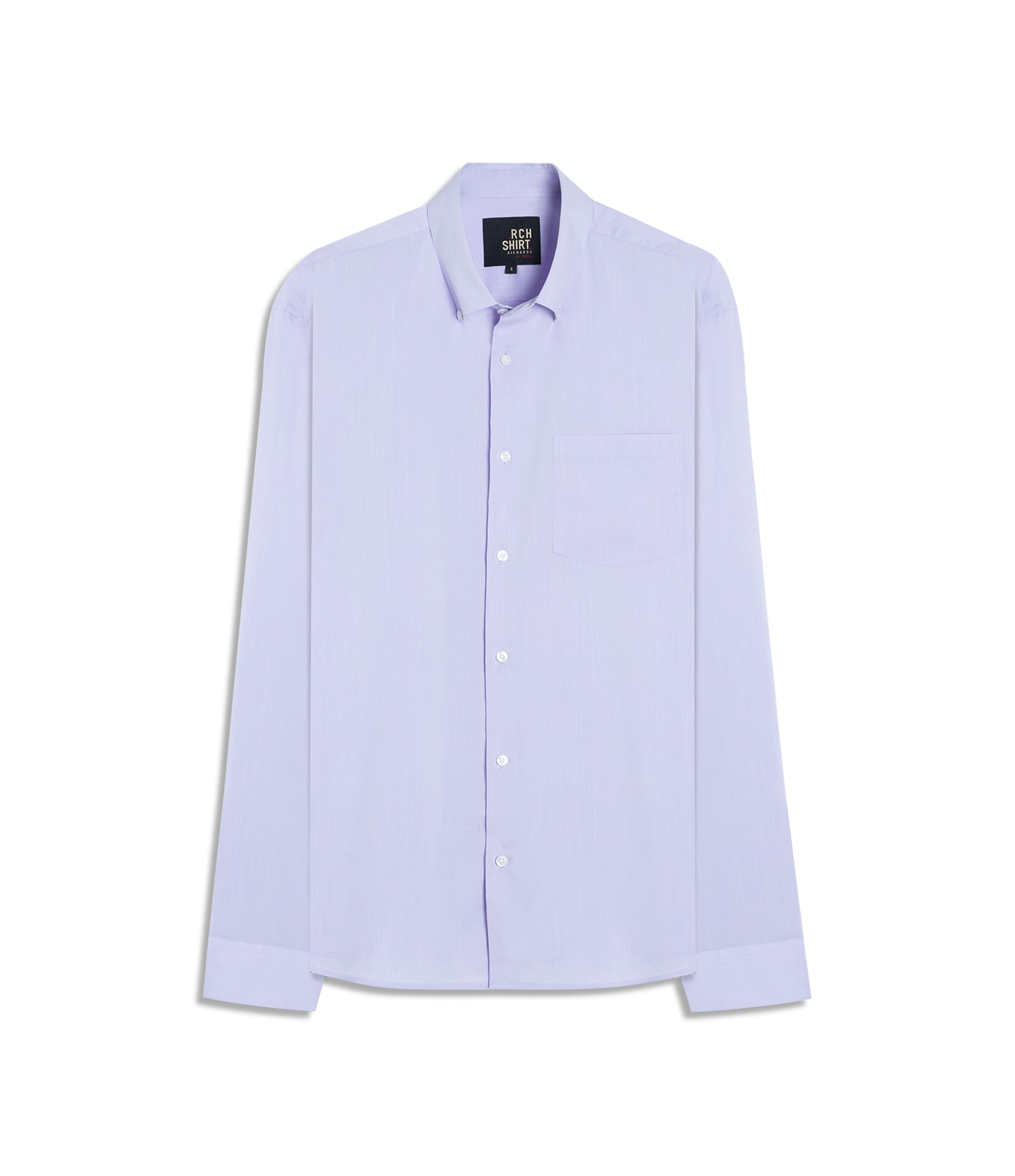 Camisa Fil a Fil Modal Button Down Ml Azul Pervante