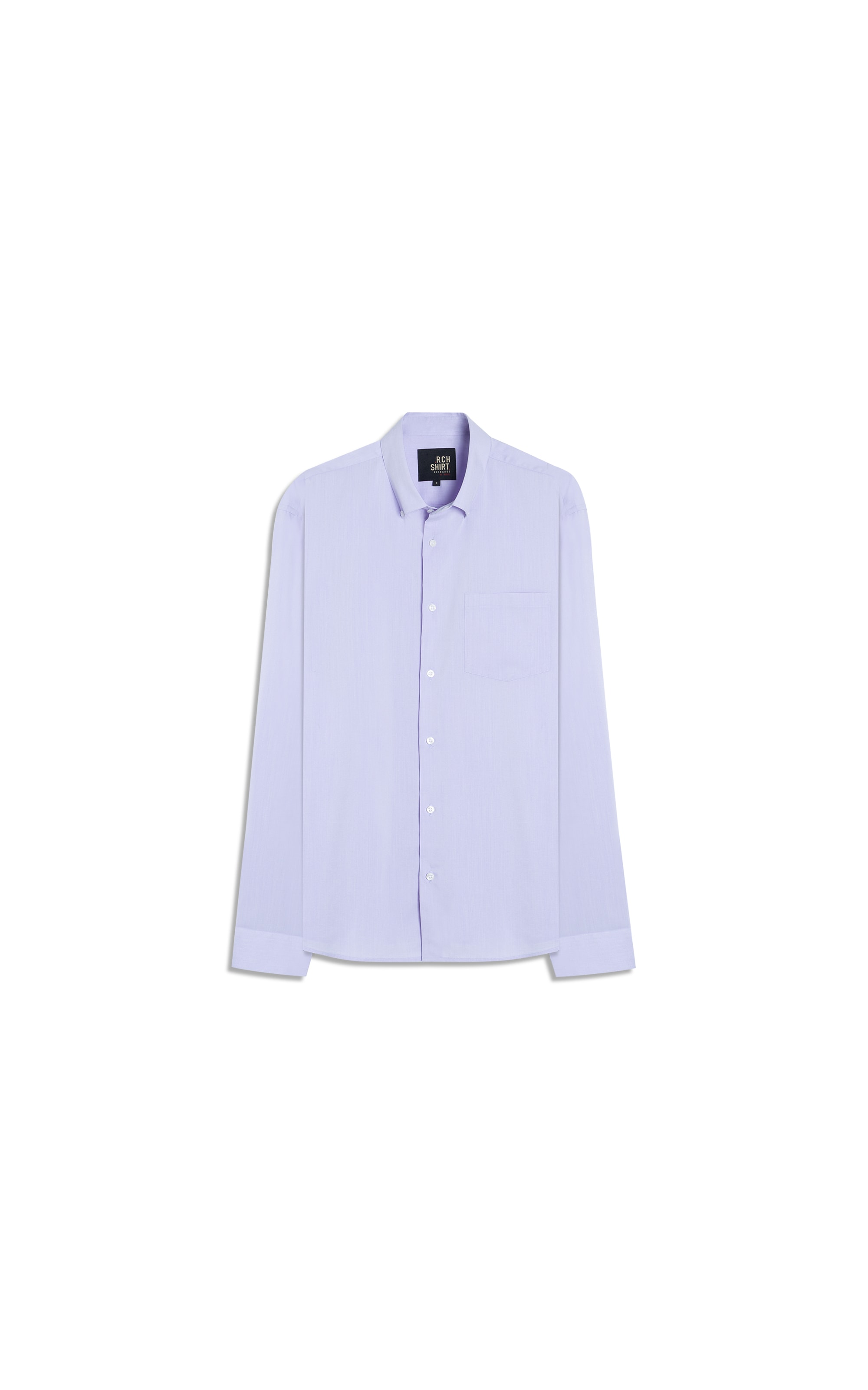 Camisa Fil a Fil Modal Button Down Ml Azul Pervante