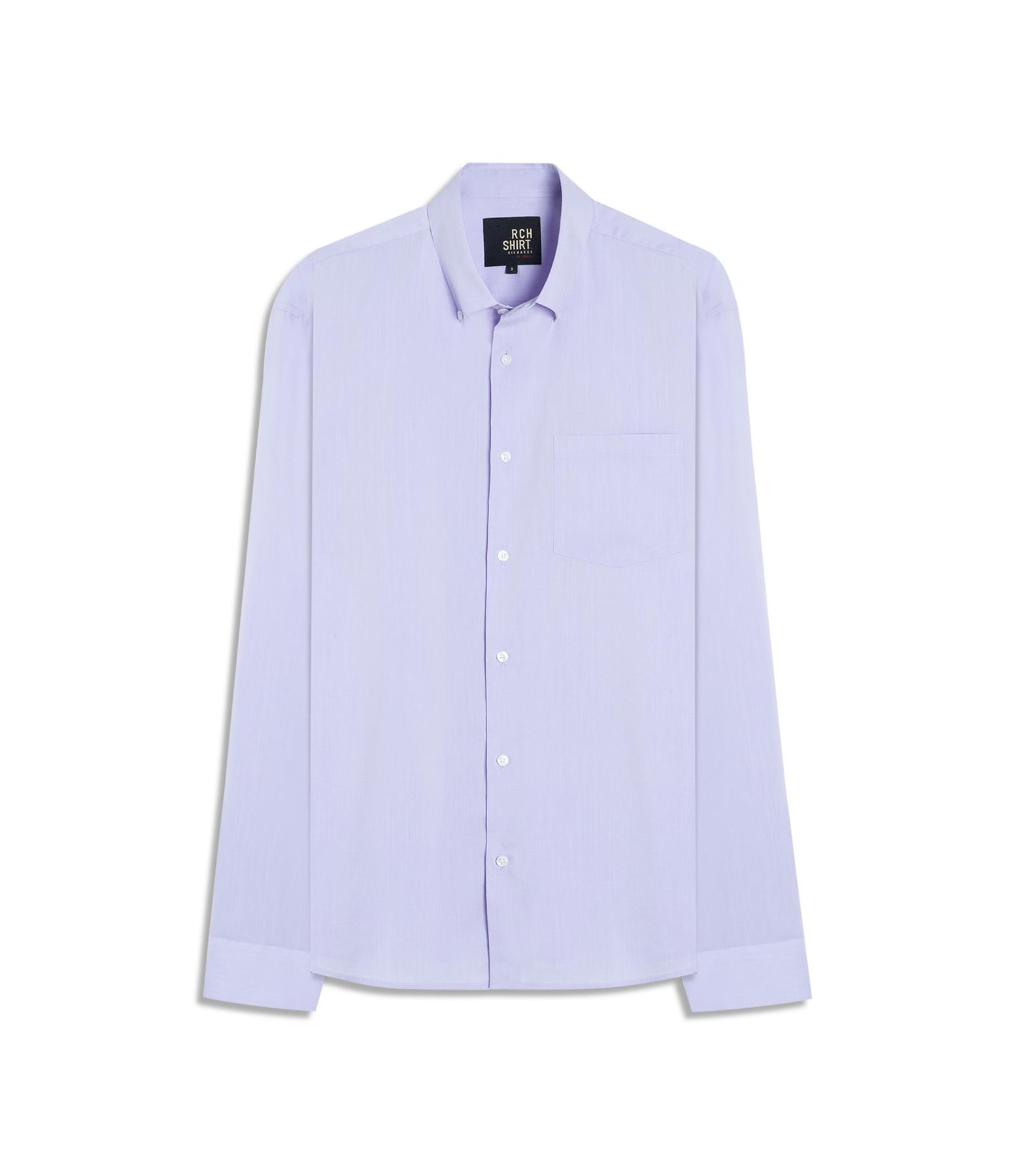 Camisa Fil a Fil Modal Button Down Ml Azul Pervante