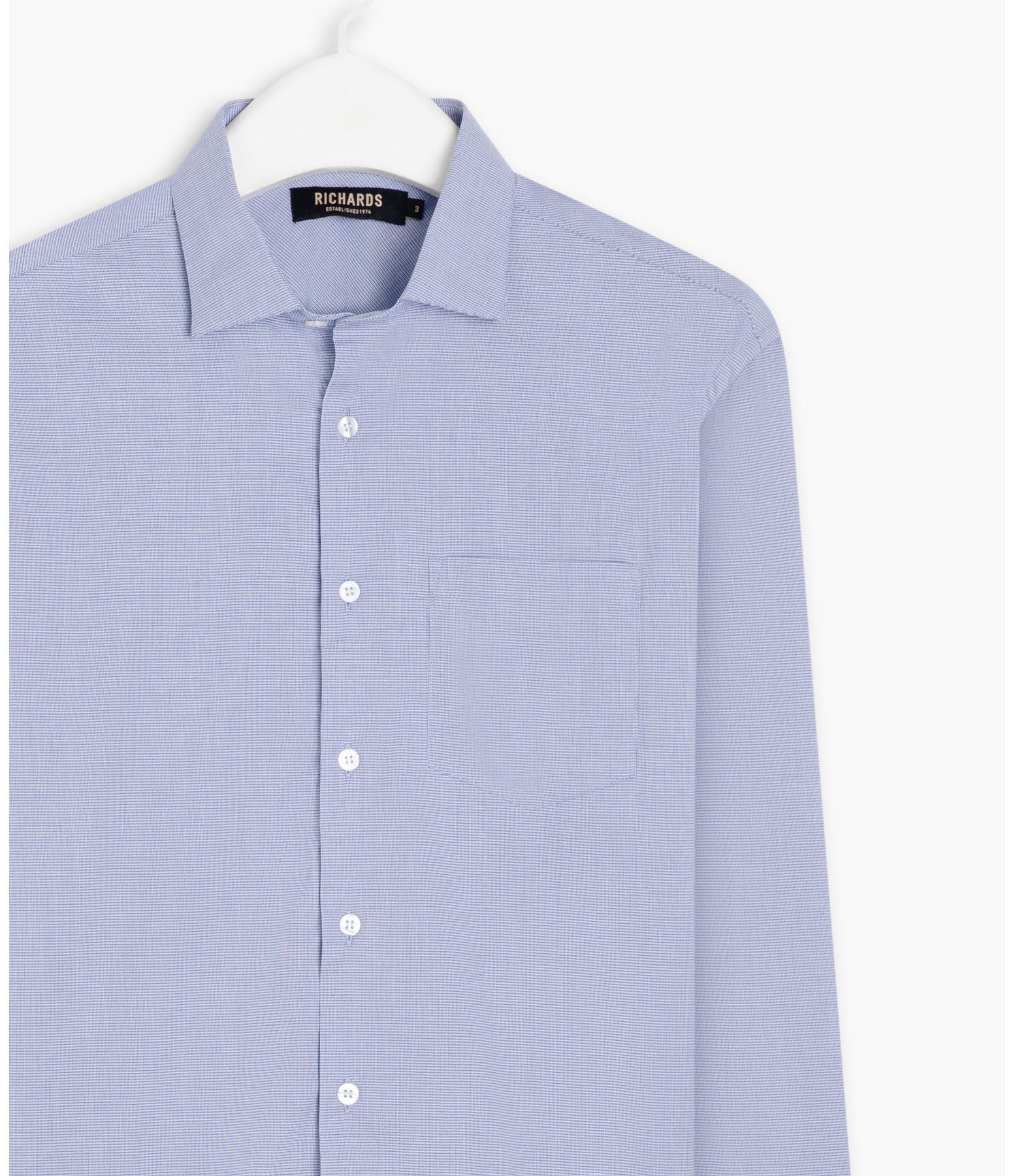 Camisa Firenze Pied Coq Ml Marinho
