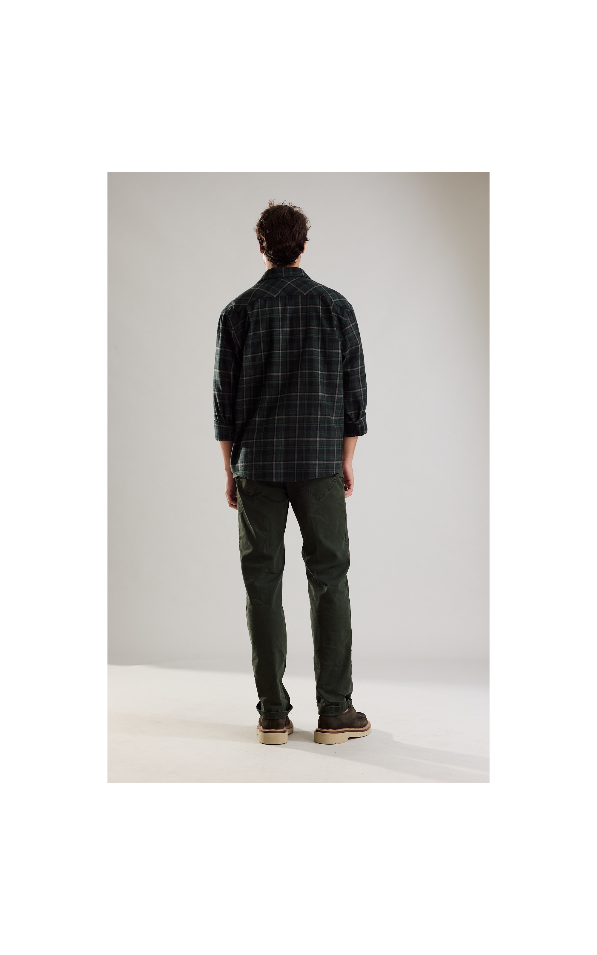 Camisa Flanela Anderson Ml Preto