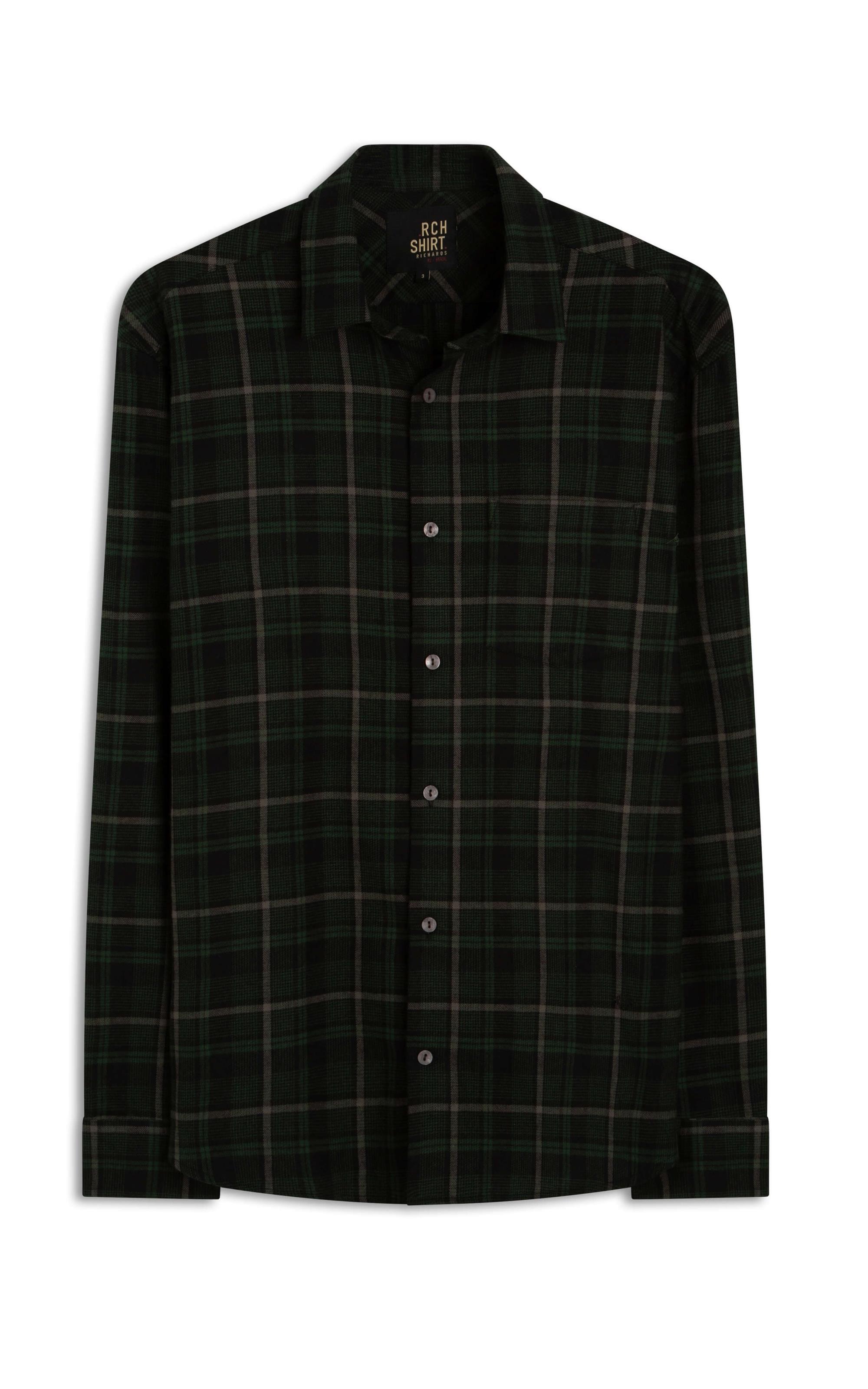 Camisa Flanela Anderson Ml Preto