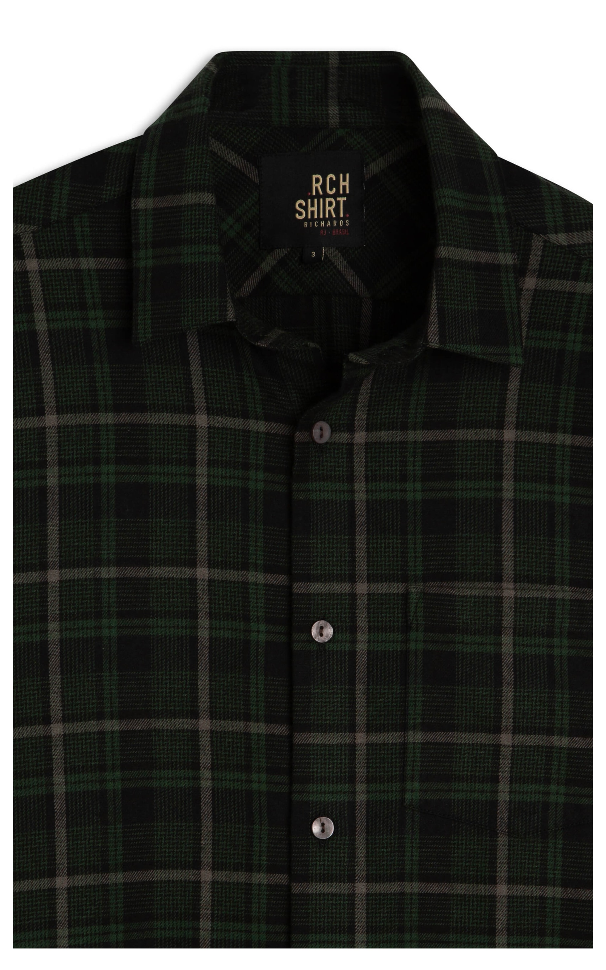 Camisa Flanela Anderson Ml Preto