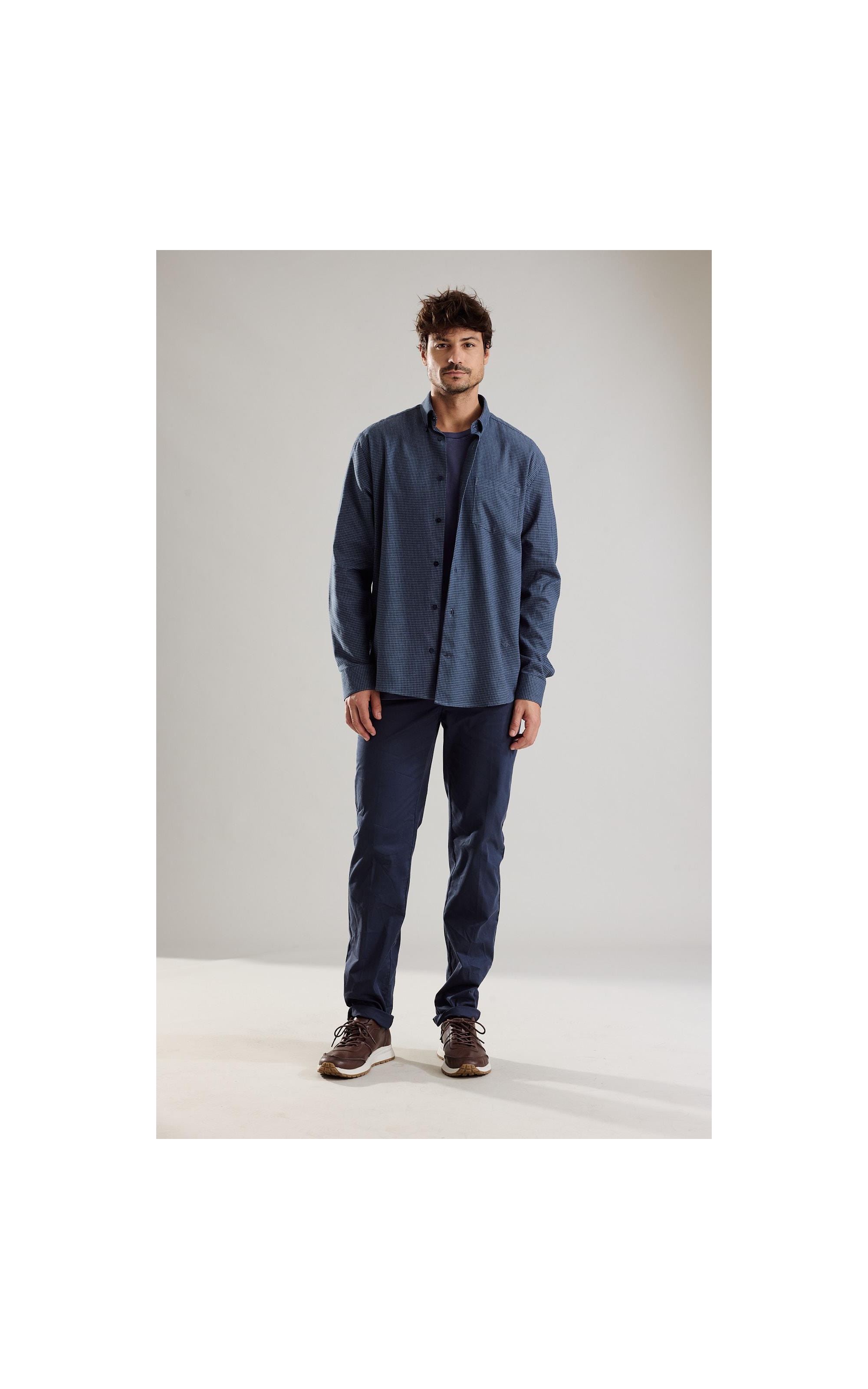 Camisa Flanela Antony Ml Azul Jeans