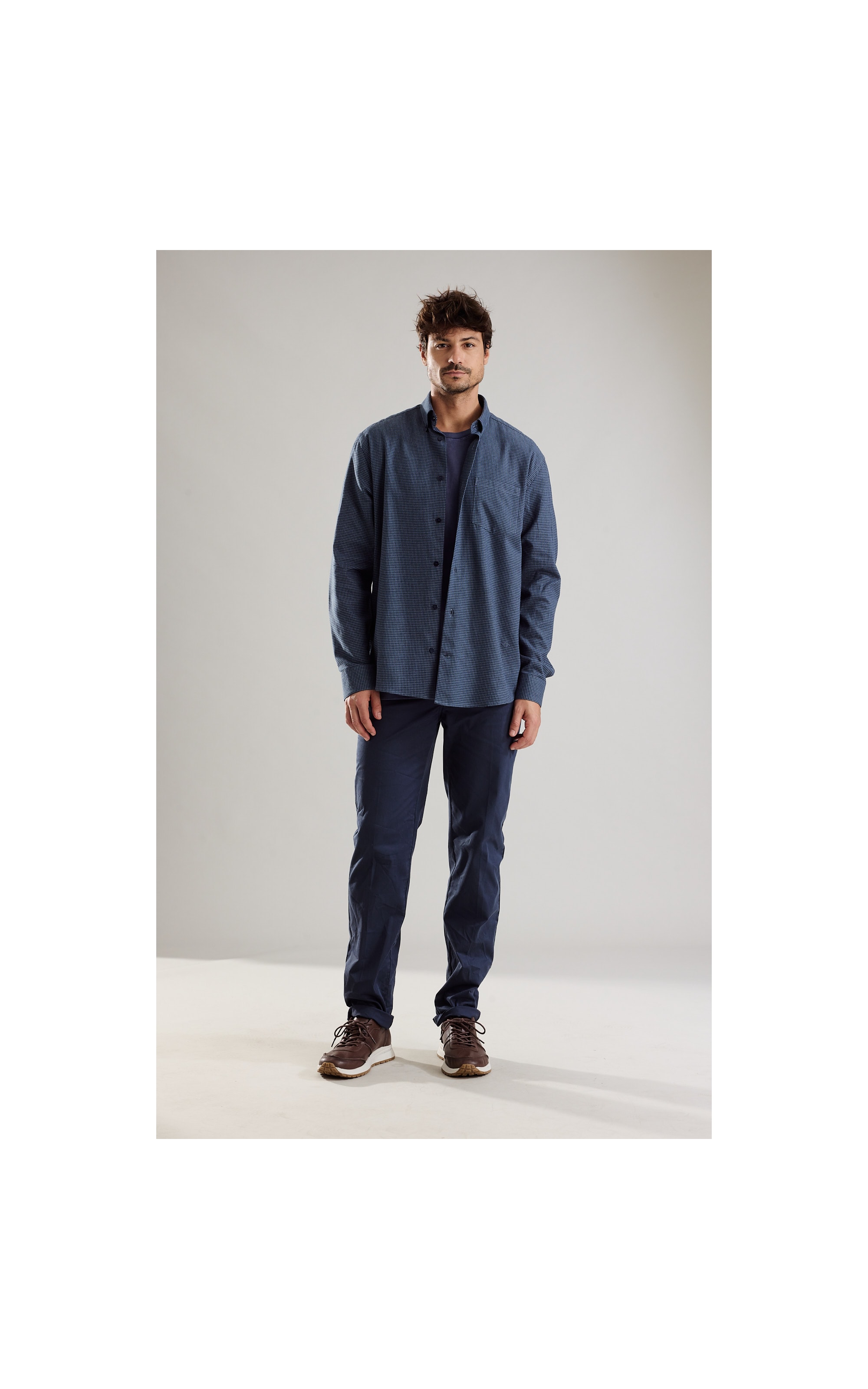 Camisa Flanela Antony Ml Azul Jeans