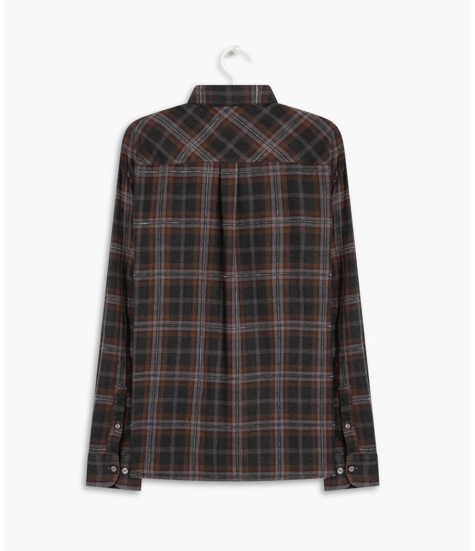 Camisa Flanela Caique Ml Marrom