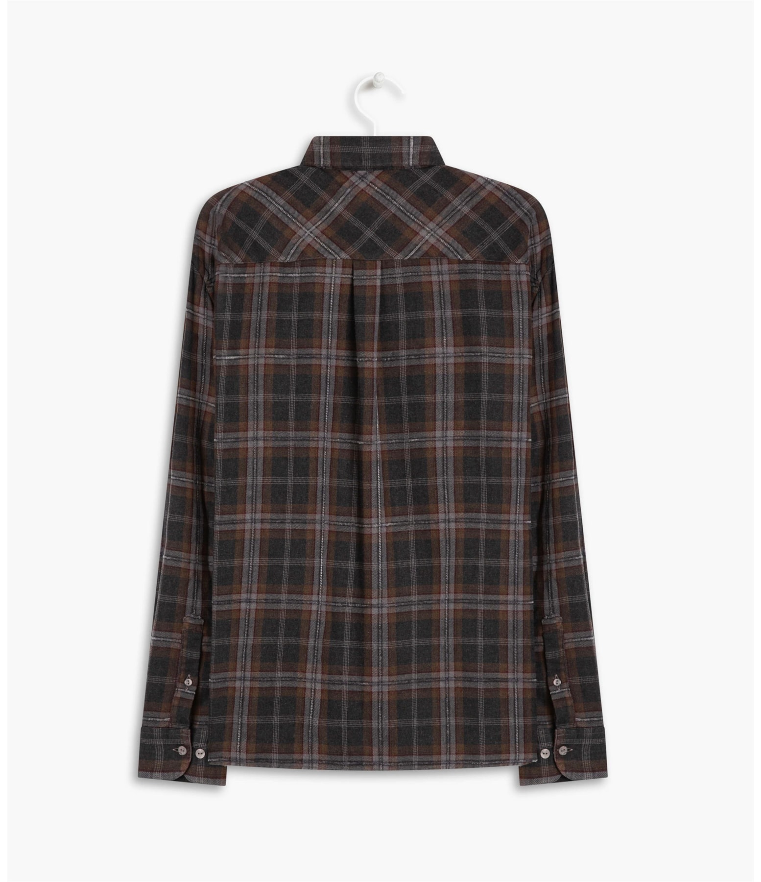Camisa Flanela Caique Ml Marrom