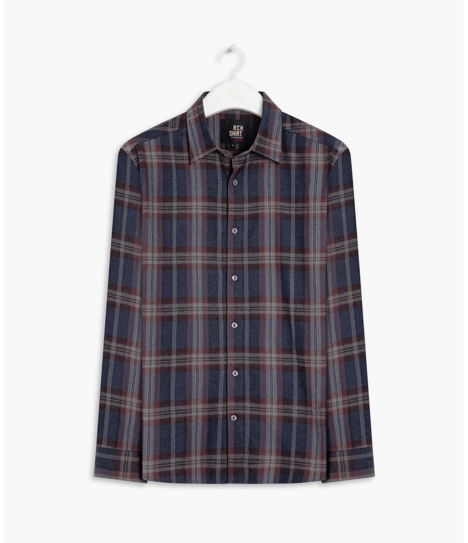 Camisa Flanela Caique Ml Marrom