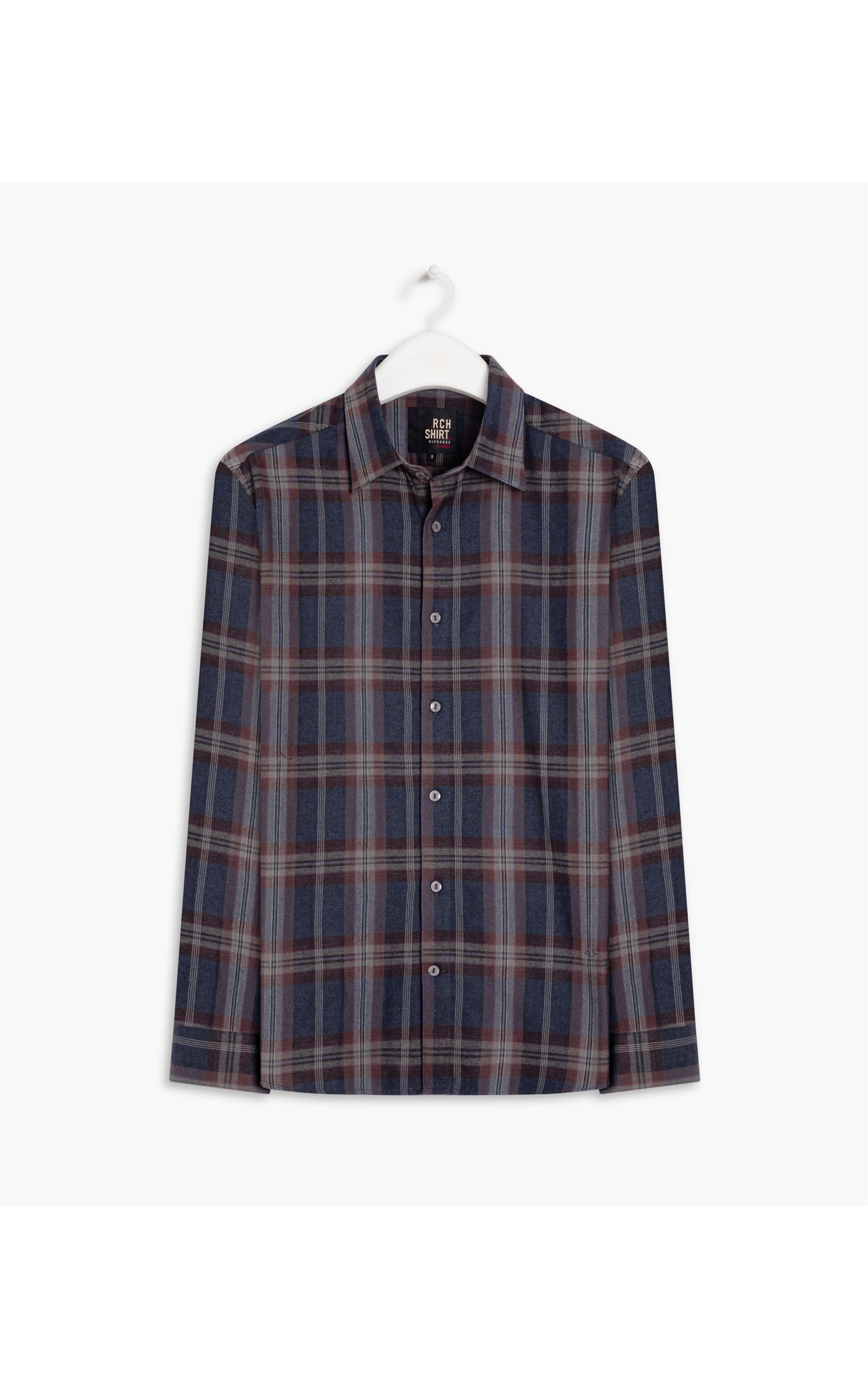Camisa Flanela Caique Ml Marrom